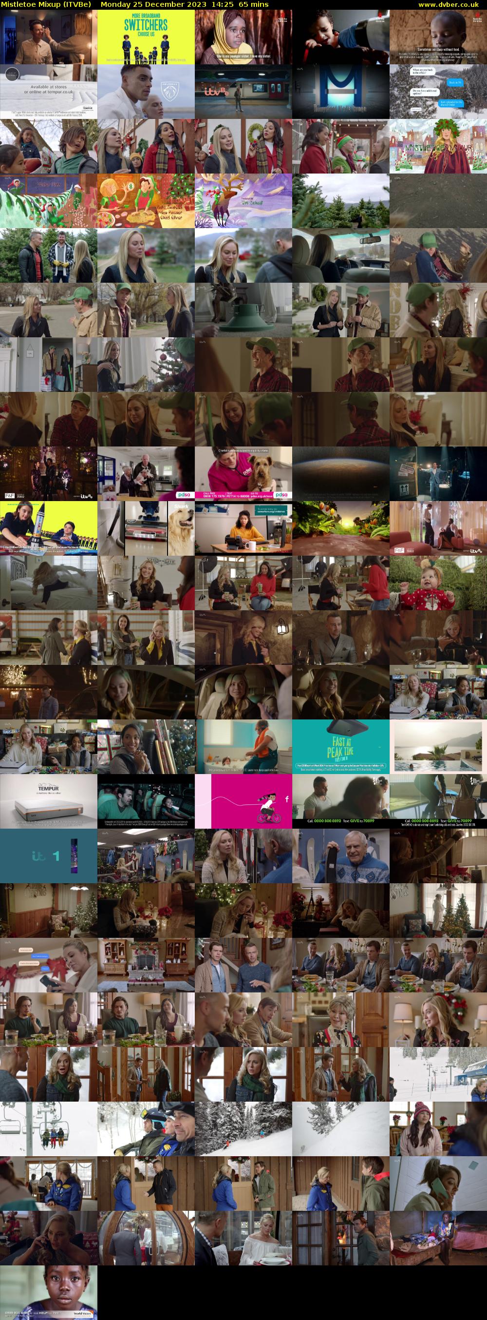 Mistletoe Mixup (ITVBe) Monday 25 December 2023 14:25 - 15:30