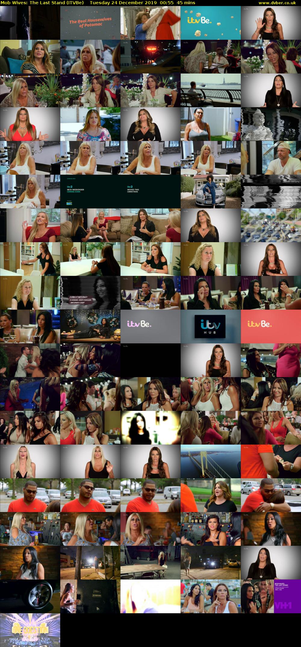 Mob Wives: The Last Stand (ITVBe) Tuesday 24 December 2019 00:55 - 01:40