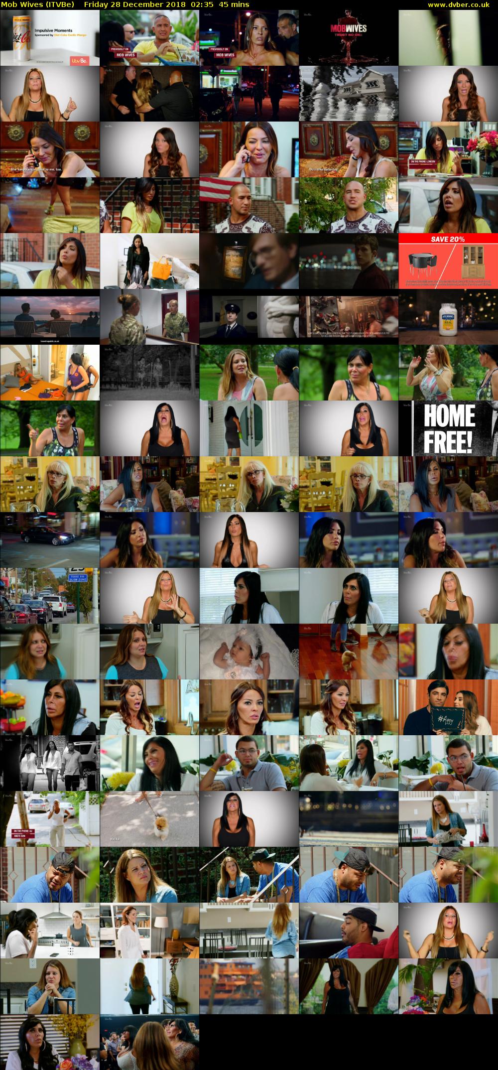 Mob Wives (ITVBe) Friday 28 December 2018 02:35 - 03:20