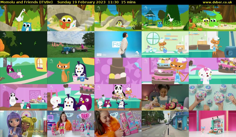 Momolu and Friends (ITVBe) Sunday 19 February 2023 11:30 - 11:45