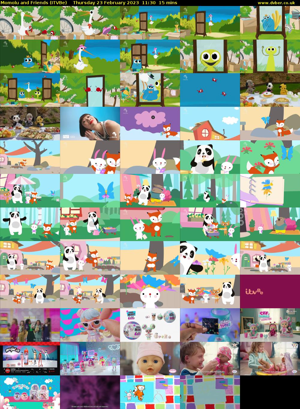 Momolu and Friends (ITVBe) Thursday 23 February 2023 11:30 - 11:45
