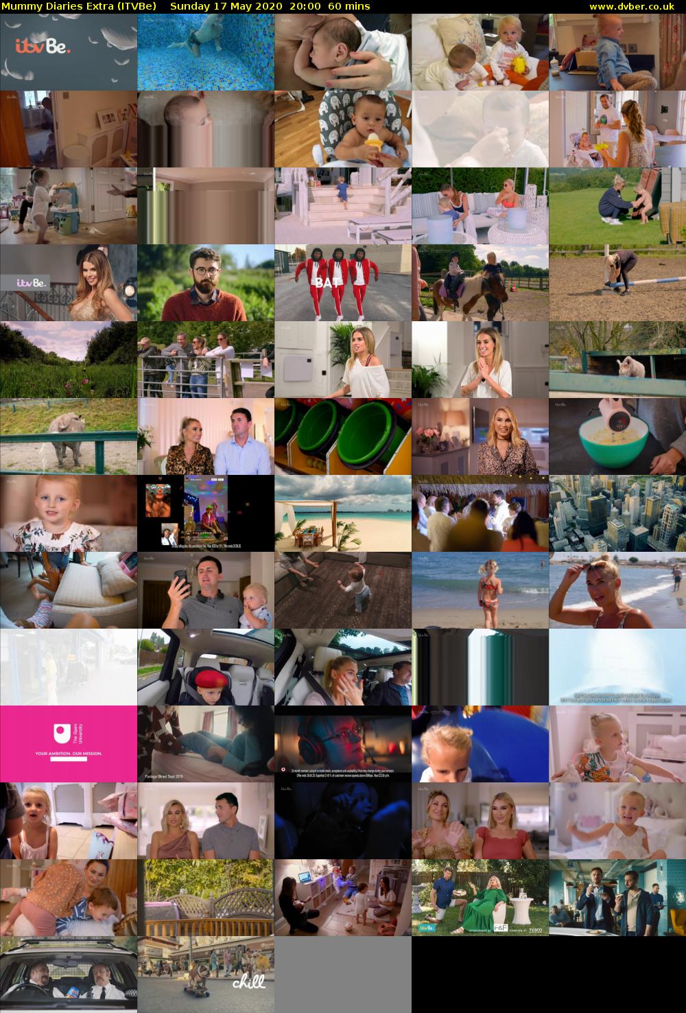Mummy Diaries Extra (ITVBe) Sunday 17 May 2020 20:00 - 21:00