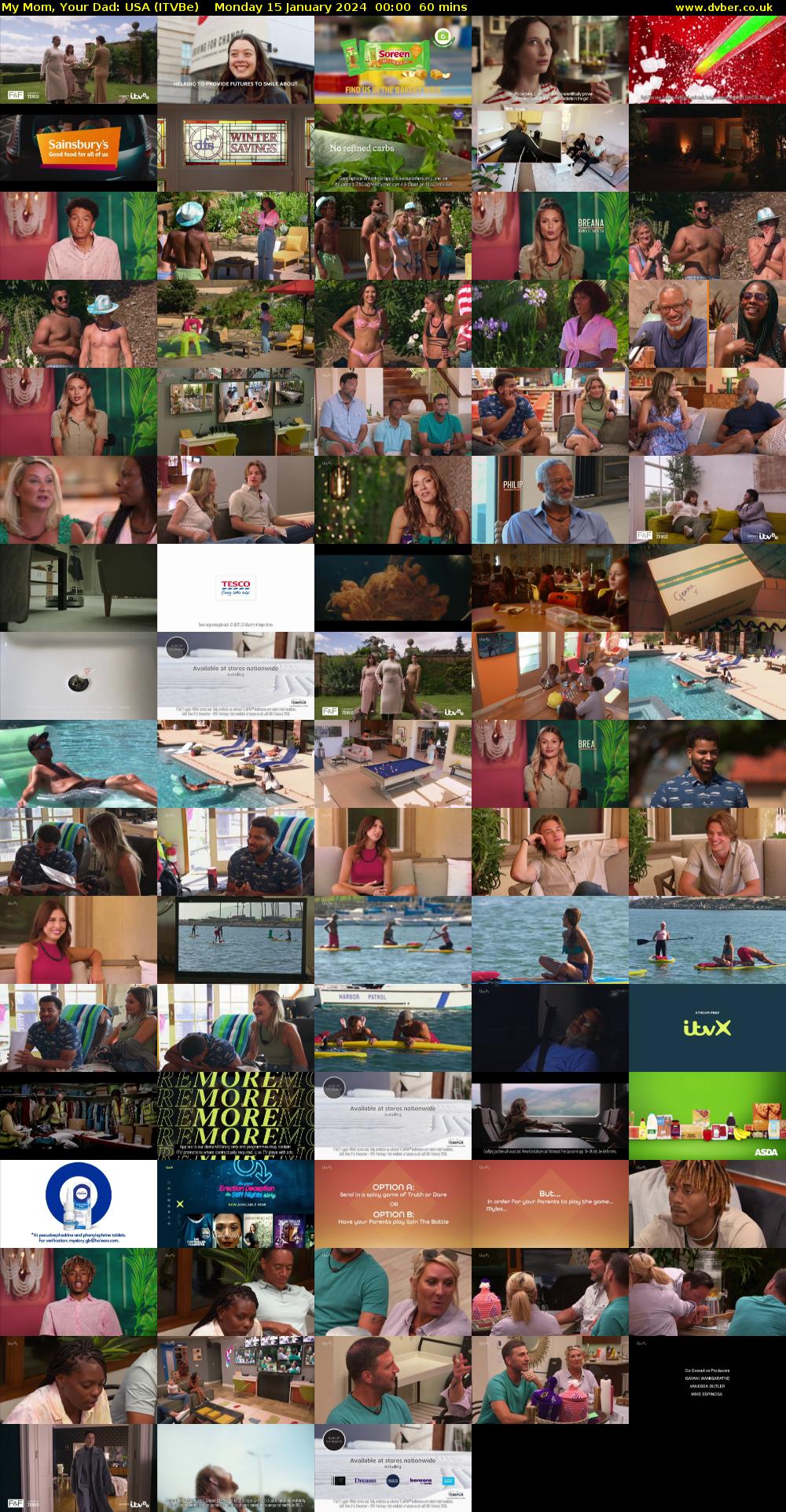 My Mom, Your Dad: USA (ITVBe) Monday 15 January 2024 00:00 - 01:00