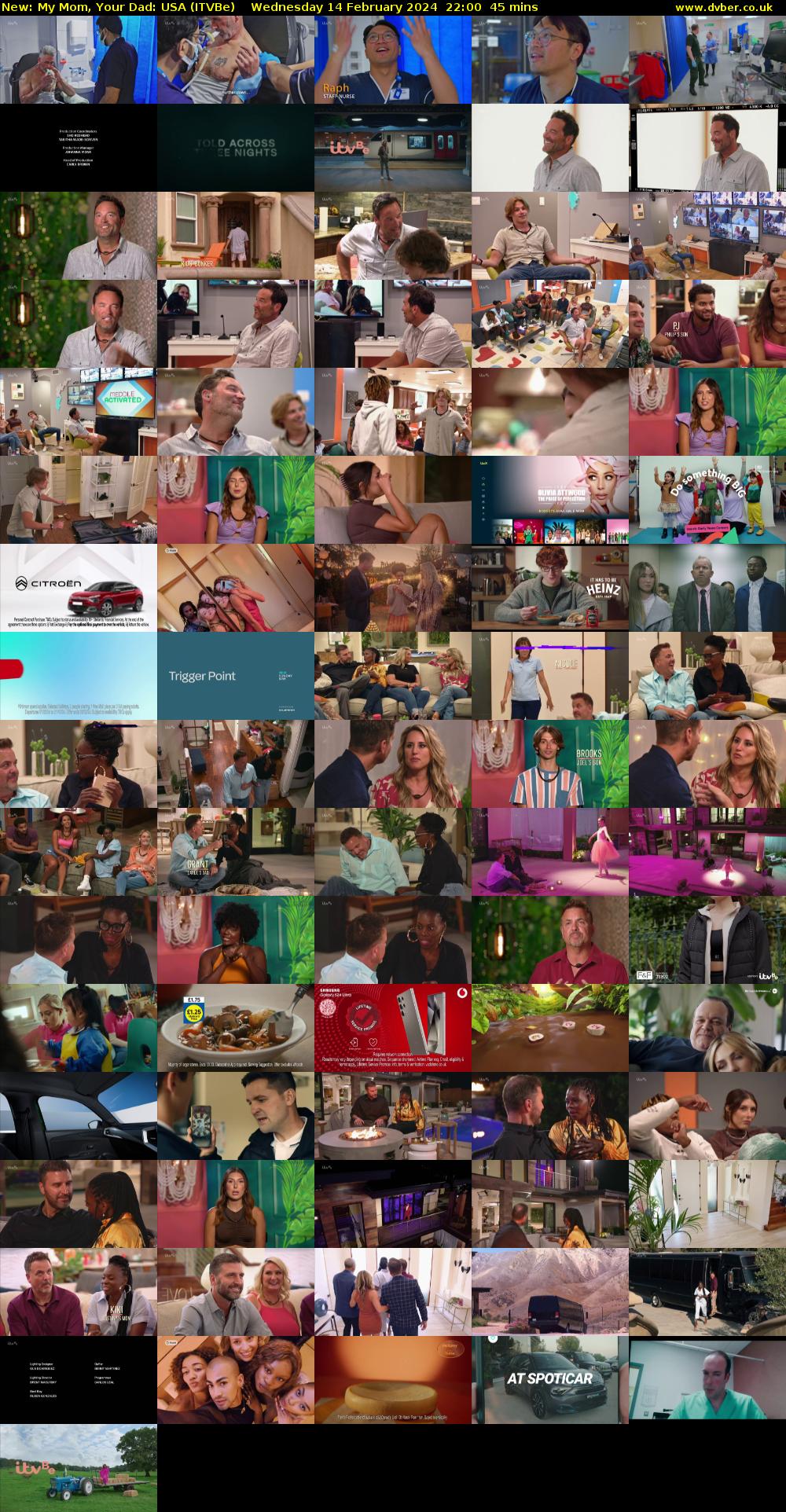 My Mom, Your Dad: USA (ITVBe) Wednesday 14 February 2024 22:00 - 22:45