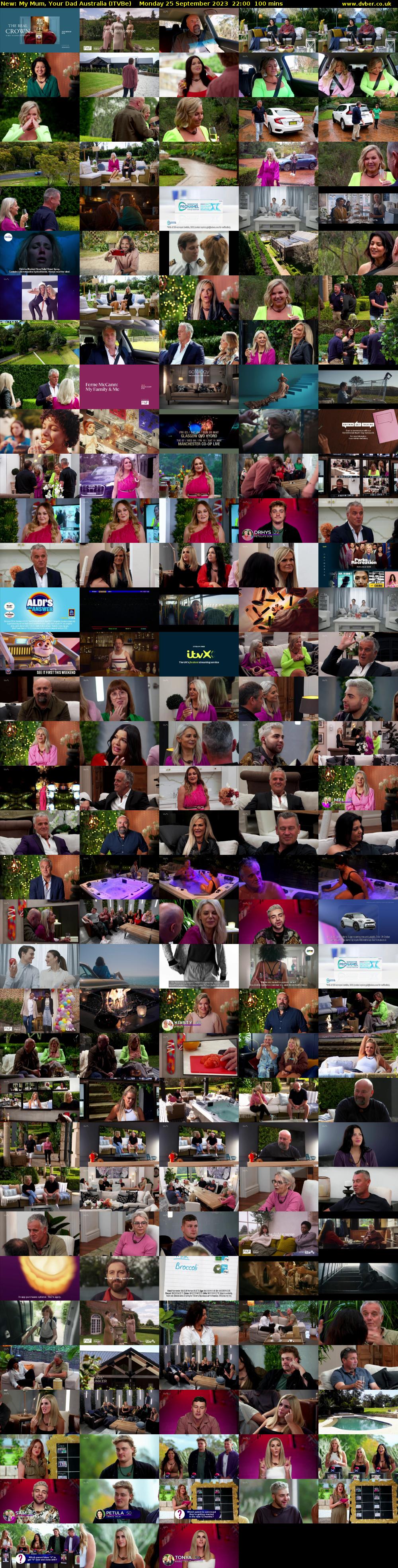 My Mum, Your Dad Australia (ITVBe) Monday 25 September 2023 22:00 - 23:40