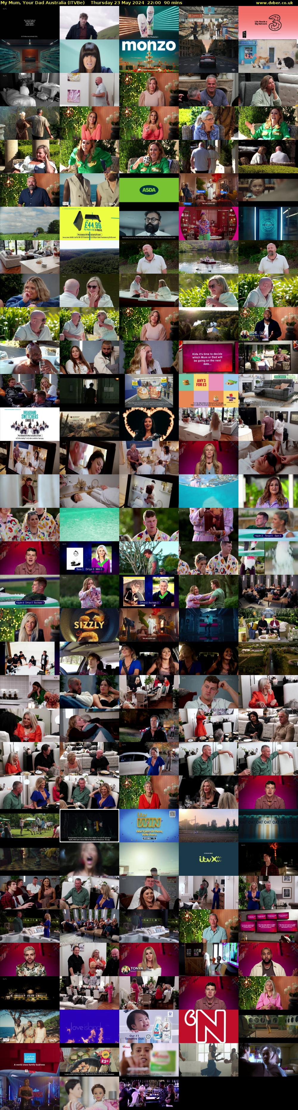 My Mum, Your Dad Australia (ITVBe) Thursday 23 May 2024 22:00 - 23:30