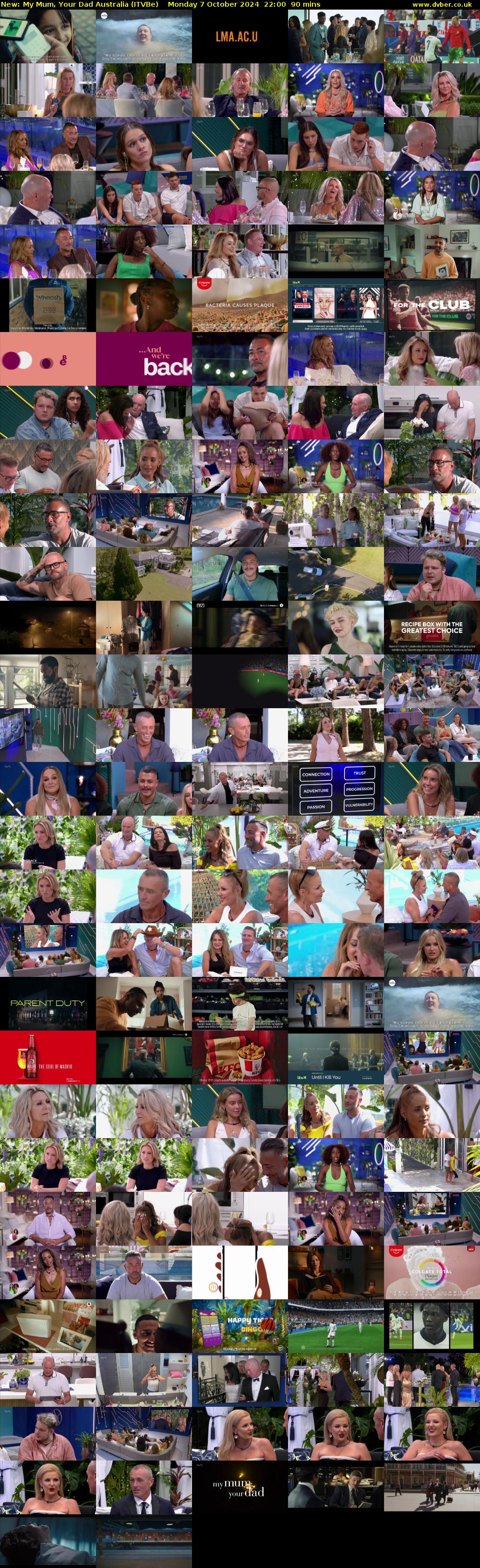 My Mum, Your Dad Australia (ITVBe) Monday 7 October 2024 22:00 - 23:30