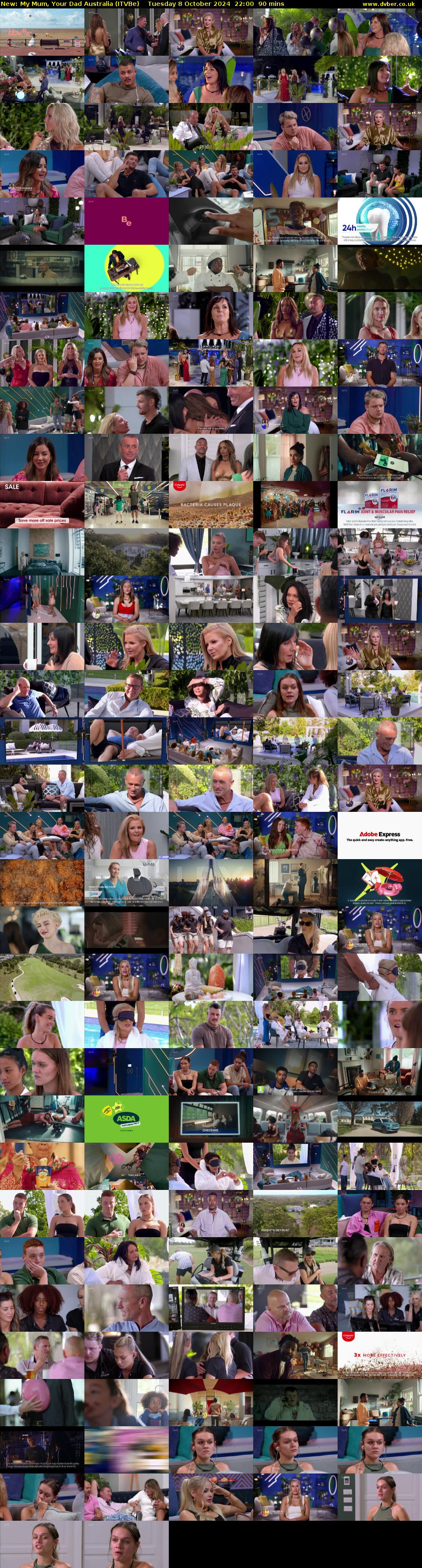 My Mum, Your Dad Australia (ITVBe) Tuesday 8 October 2024 22:00 - 23:30