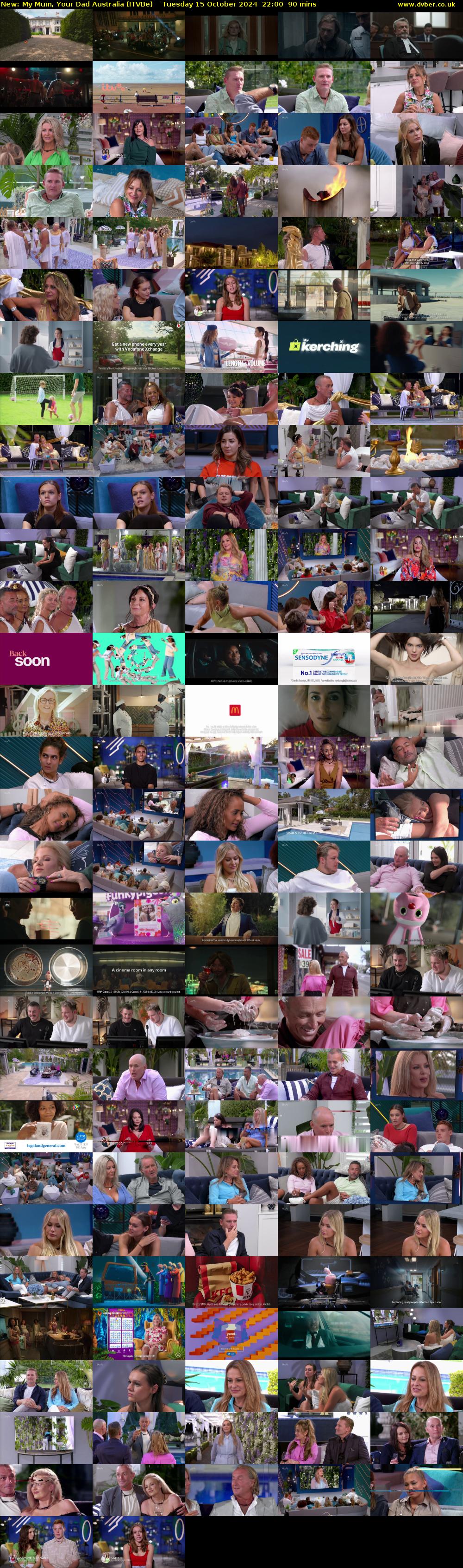 My Mum, Your Dad Australia (ITVBe) Tuesday 15 October 2024 22:00 - 23:30