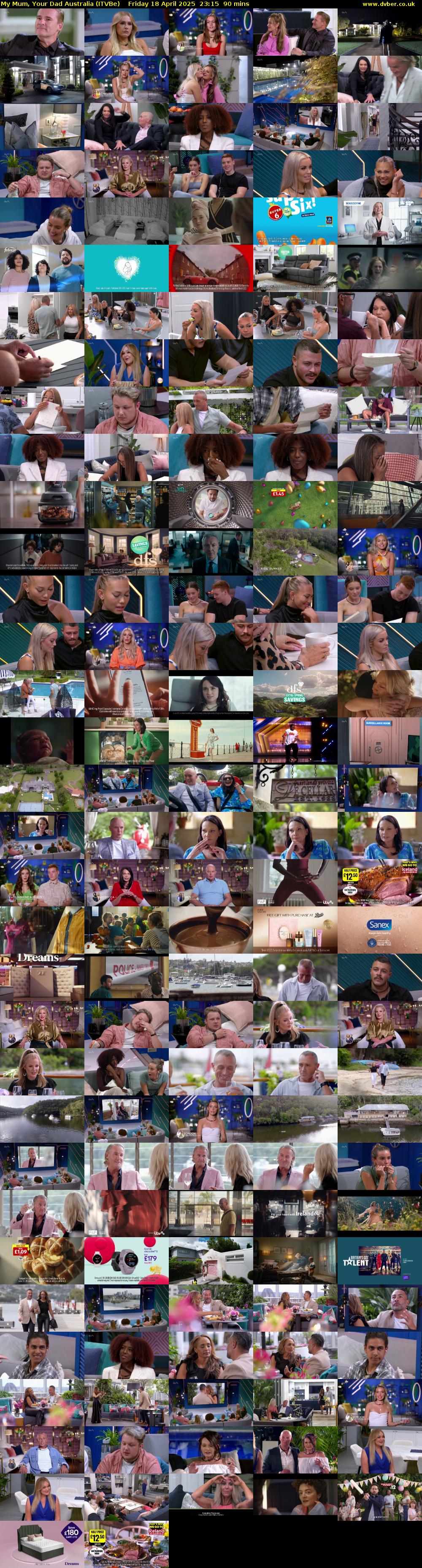 My Mum, Your Dad Australia (ITVBe) Friday 18 April 2025 23:15 - 00:45
