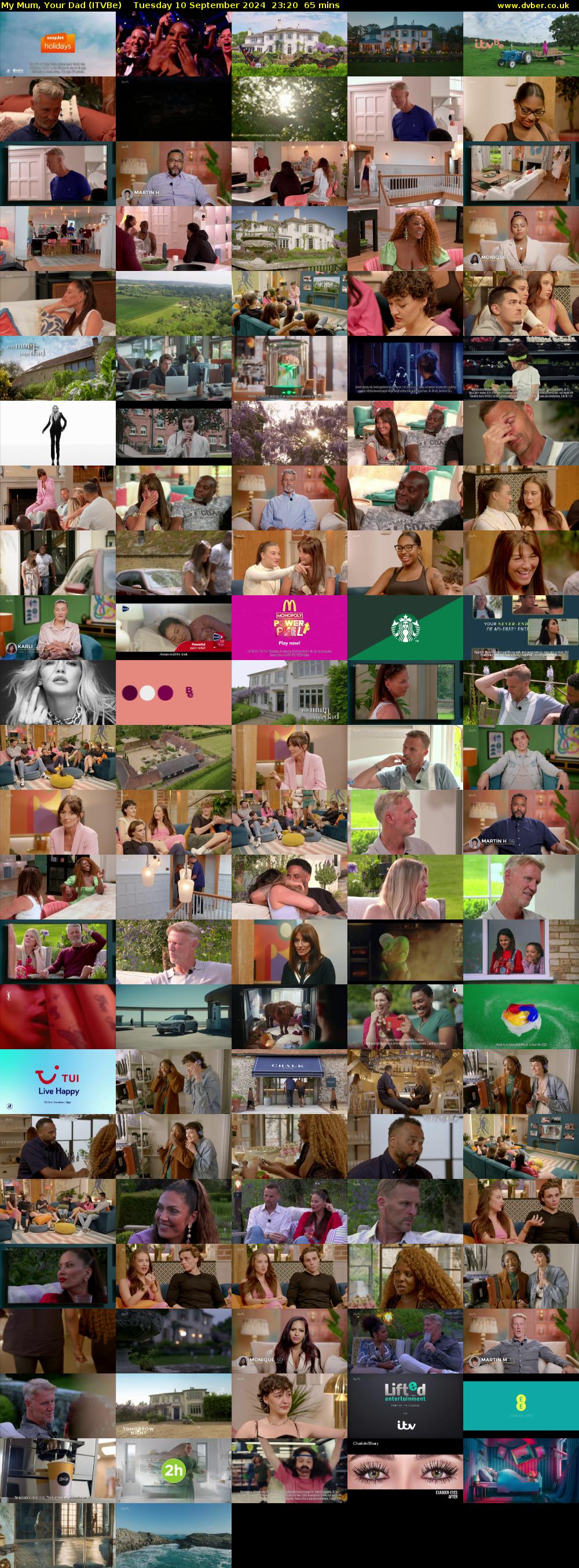 My Mum, Your Dad (ITVBe) Tuesday 10 September 2024 23:20 - 00:25