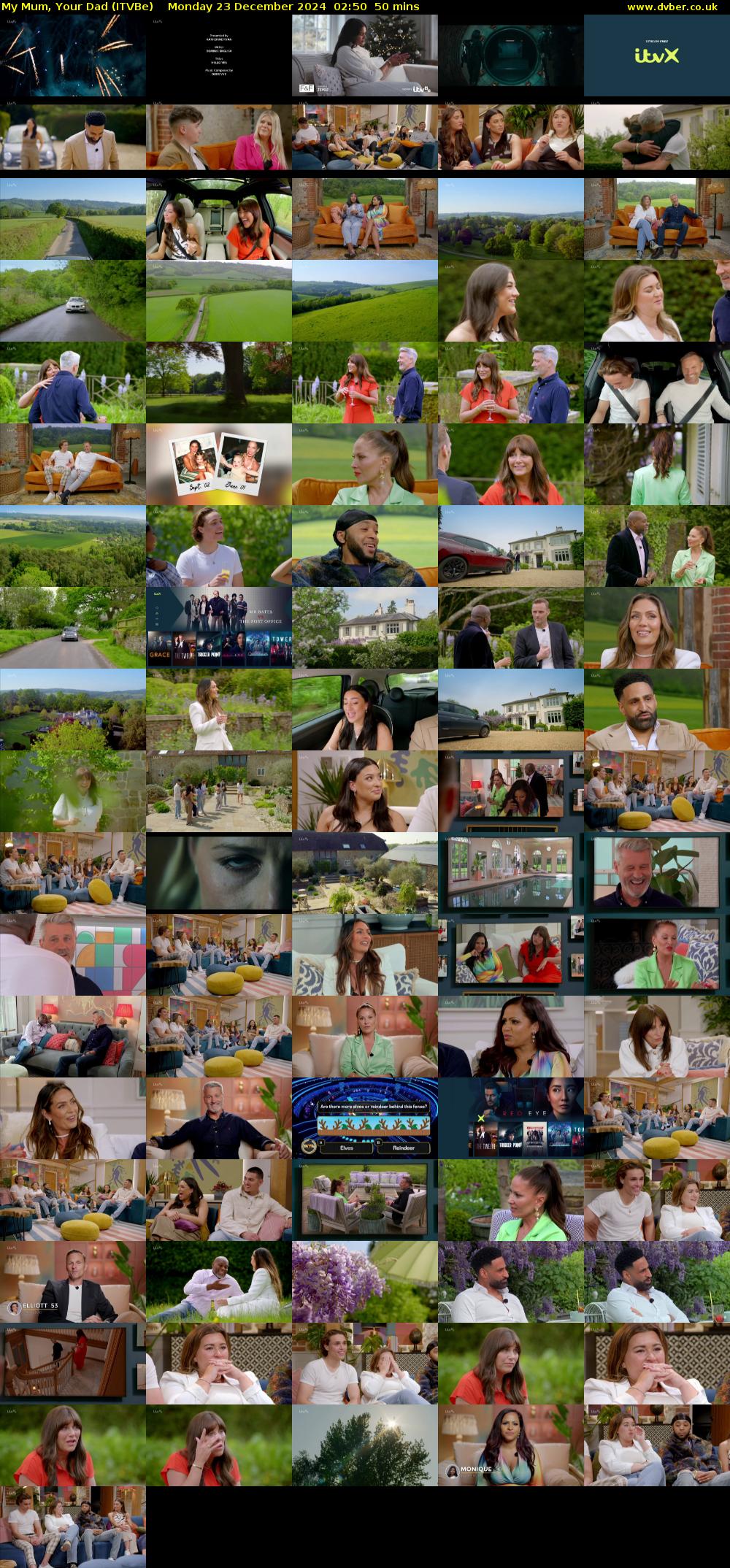 My Mum, Your Dad (ITVBe) Monday 23 December 2024 02:50 - 03:40