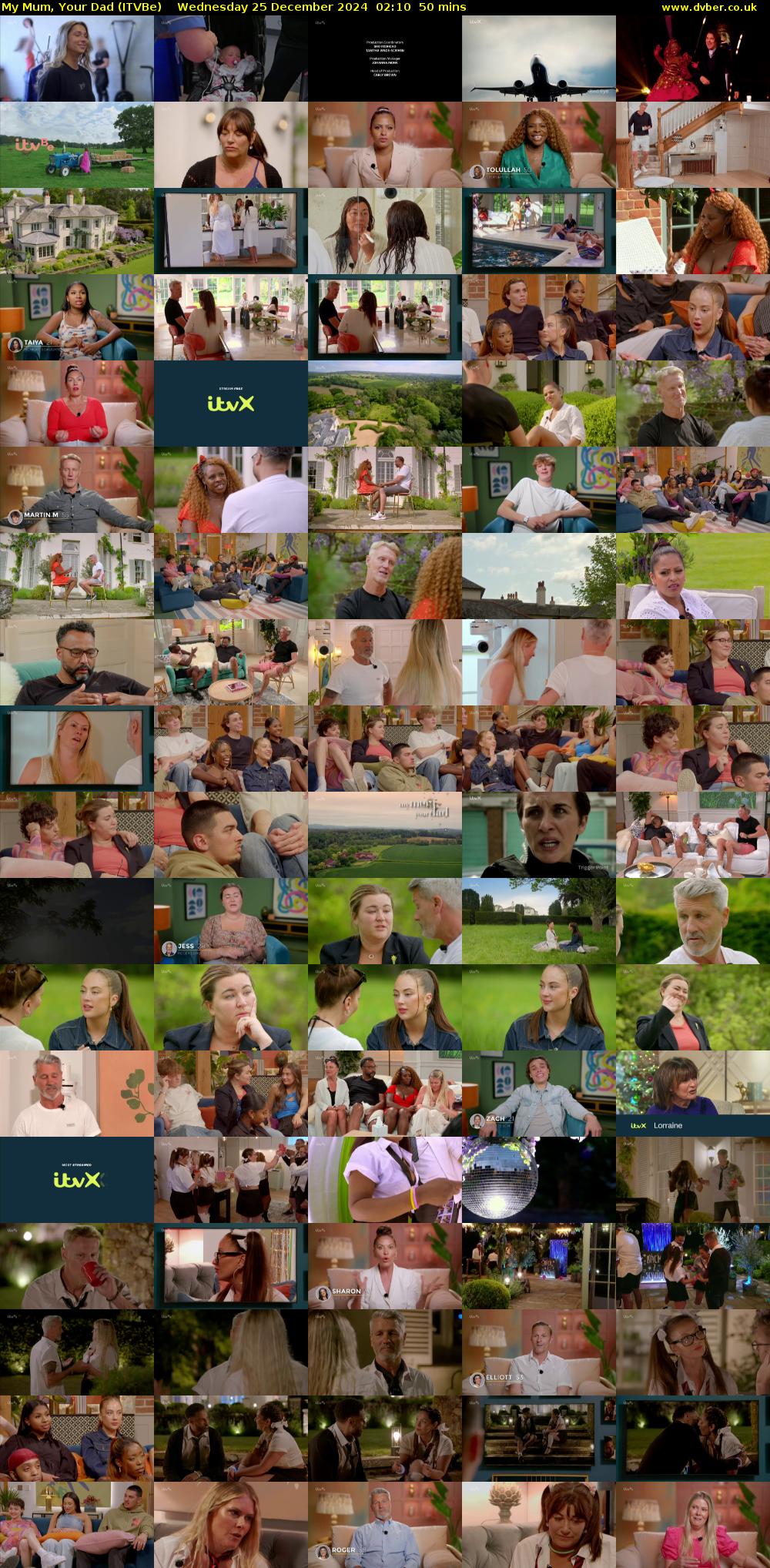 My Mum, Your Dad (ITVBe) Wednesday 25 December 2024 02:10 - 03:00