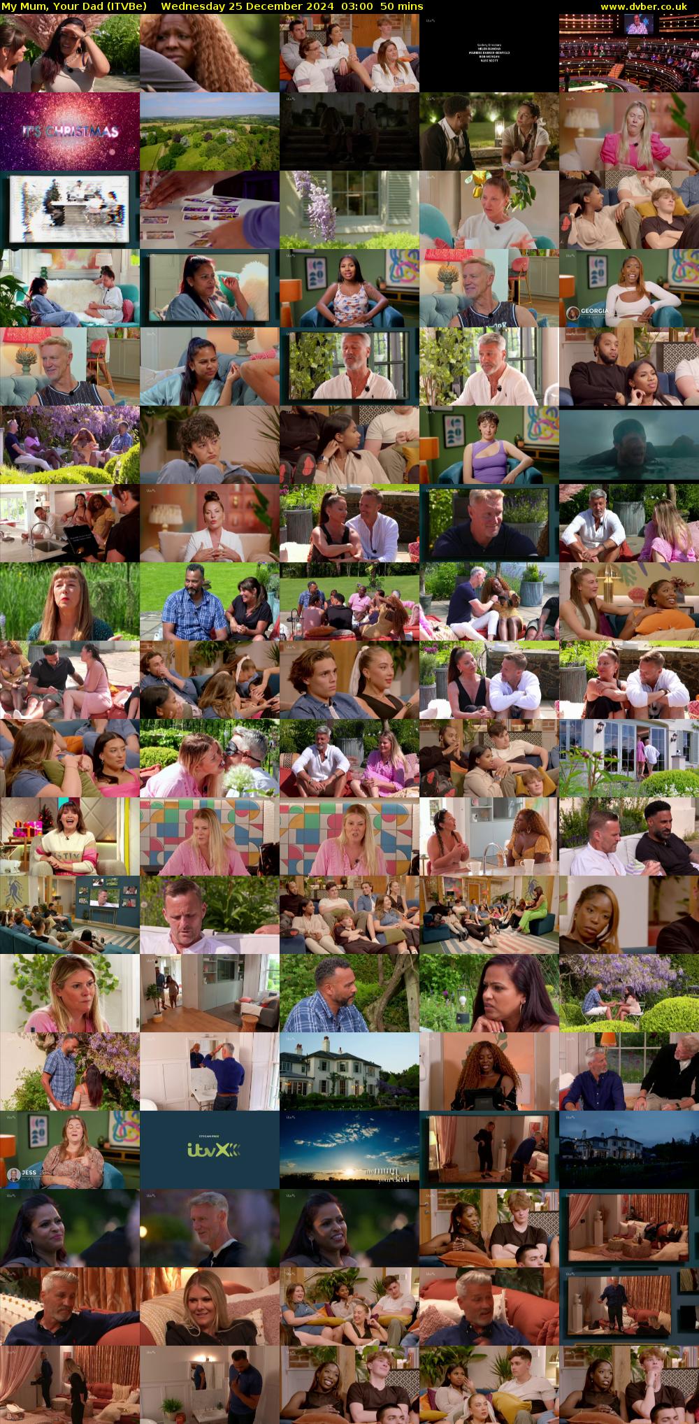 My Mum, Your Dad (ITVBe) Wednesday 25 December 2024 03:00 - 03:50