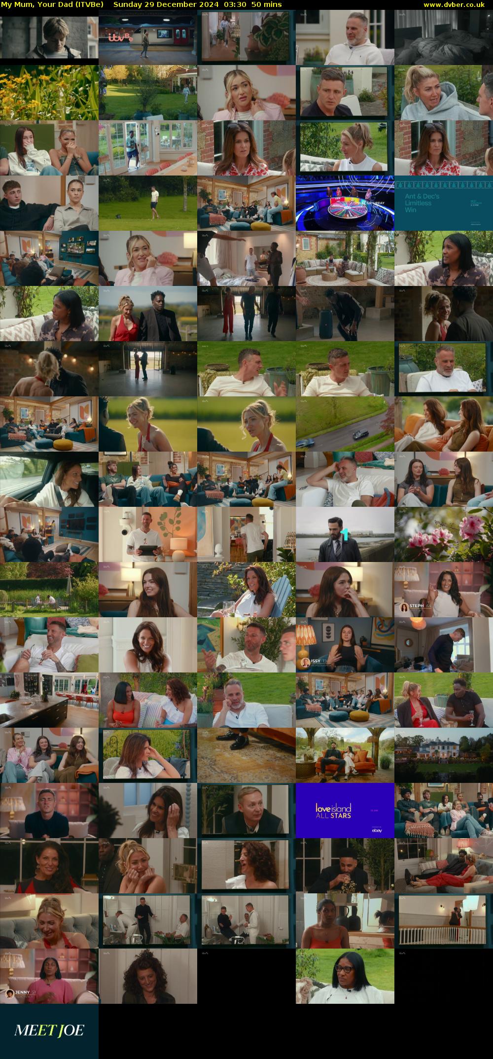 My Mum, Your Dad (ITVBe) Sunday 29 December 2024 03:30 - 04:20