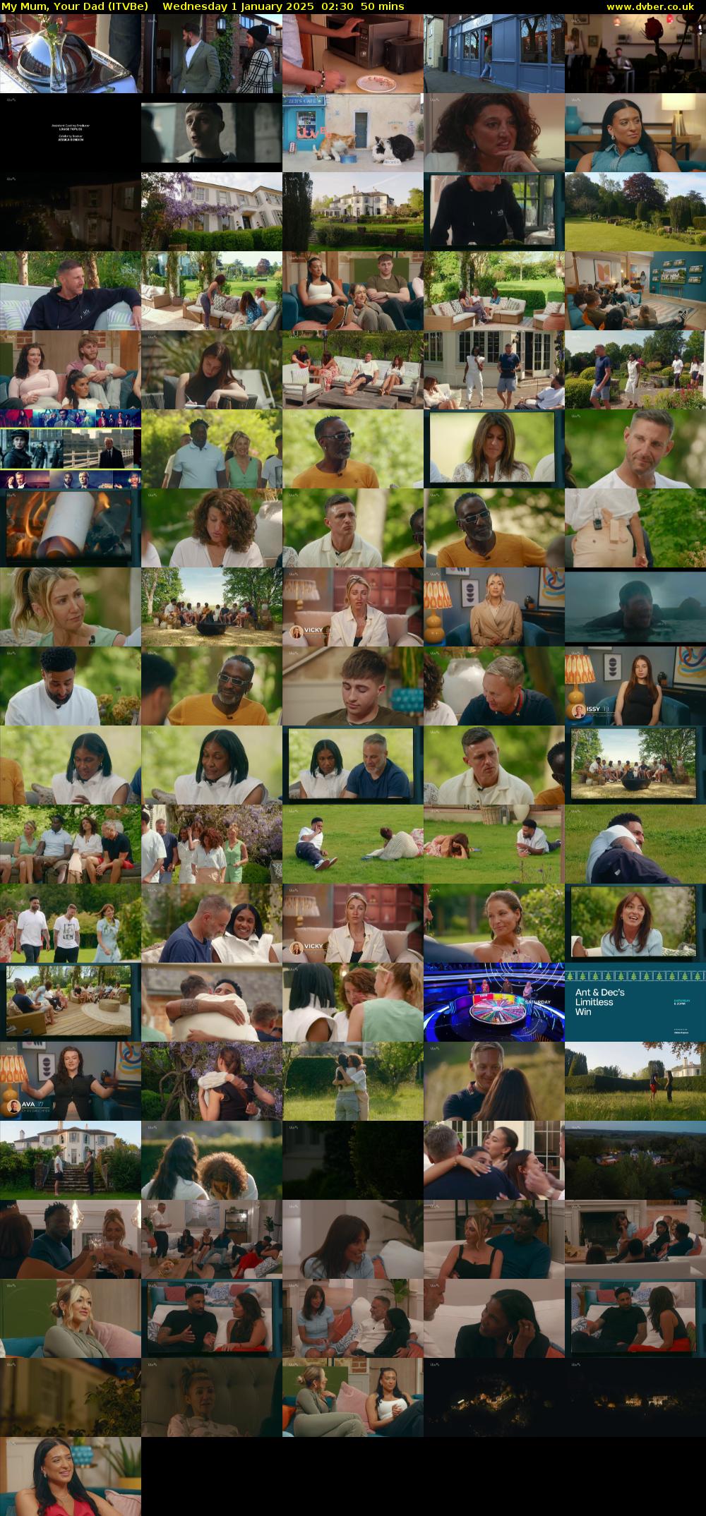 My Mum, Your Dad (ITVBe) Wednesday 1 January 2025 02:30 - 03:20