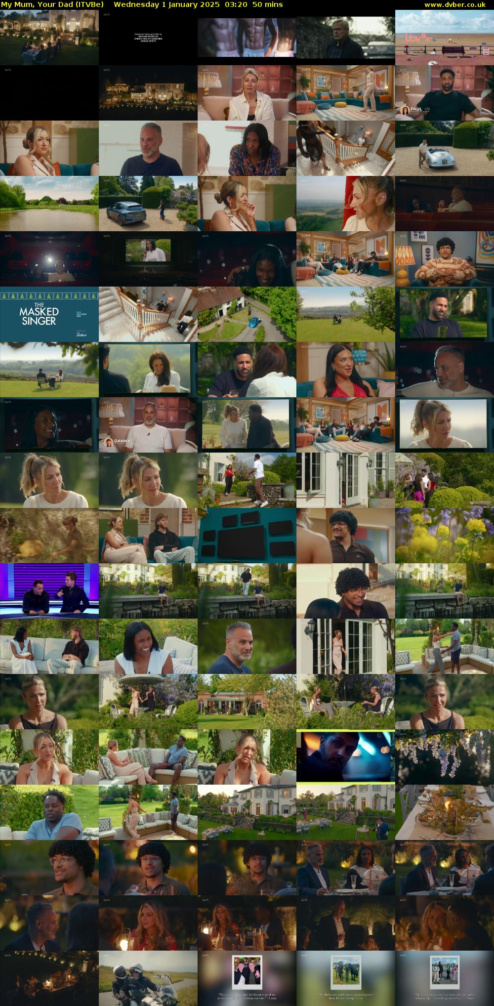 My Mum, Your Dad (ITVBe) Wednesday 1 January 2025 03:20 - 04:10