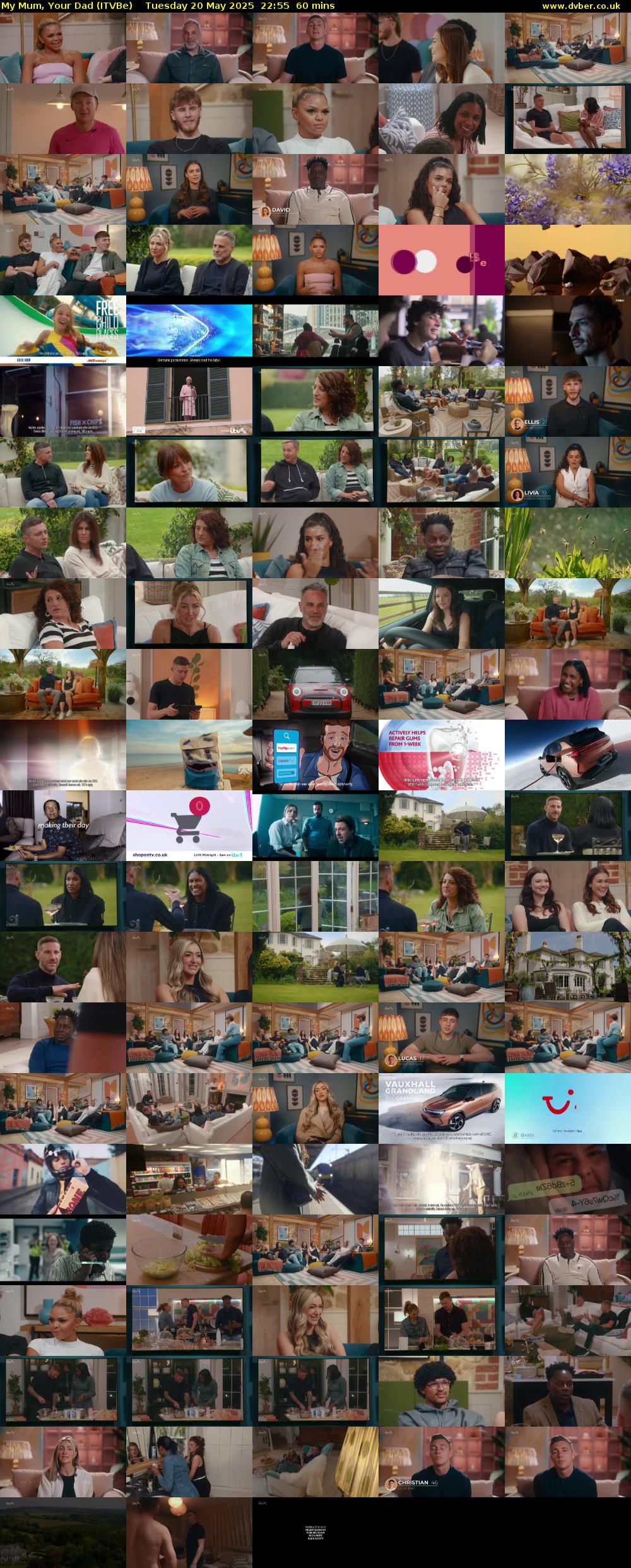 My Mum, Your Dad (ITVBe) Tuesday 20 May 2025 22:55 - 23:55