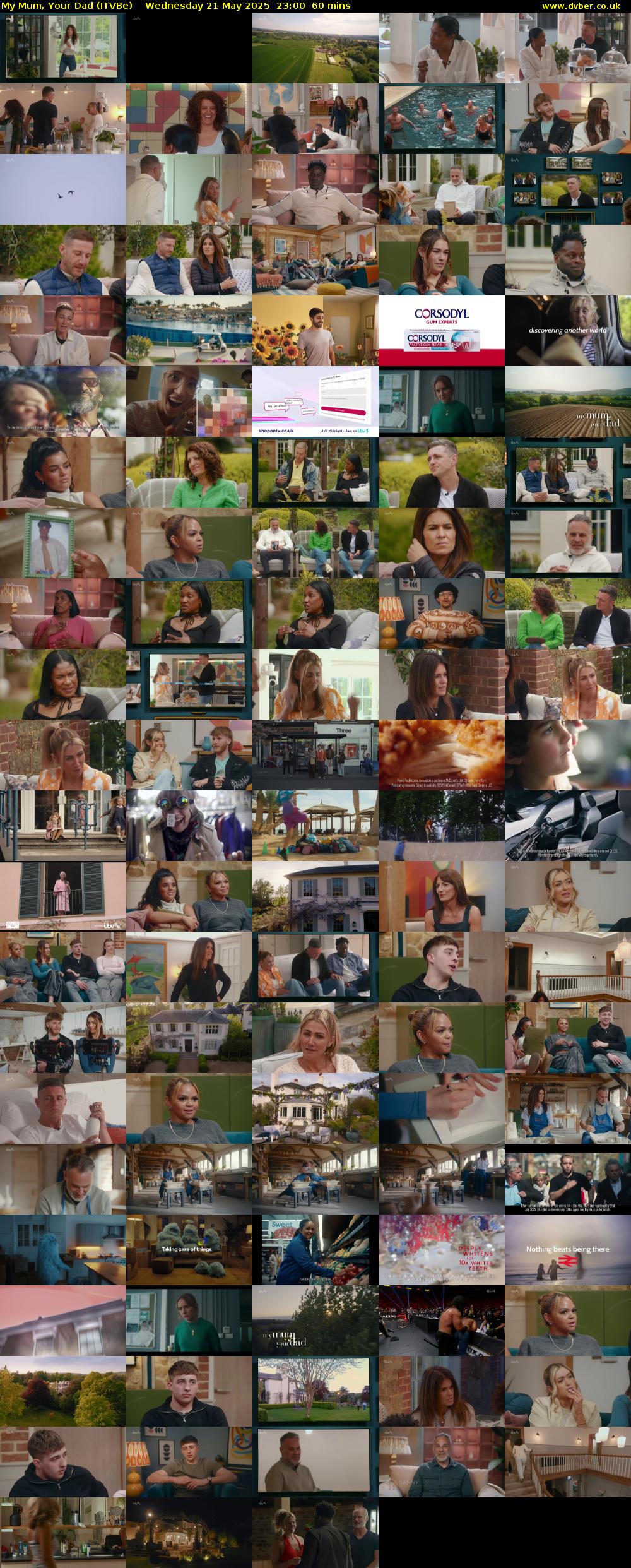 My Mum, Your Dad (ITVBe) Wednesday 21 May 2025 23:00 - 00:00