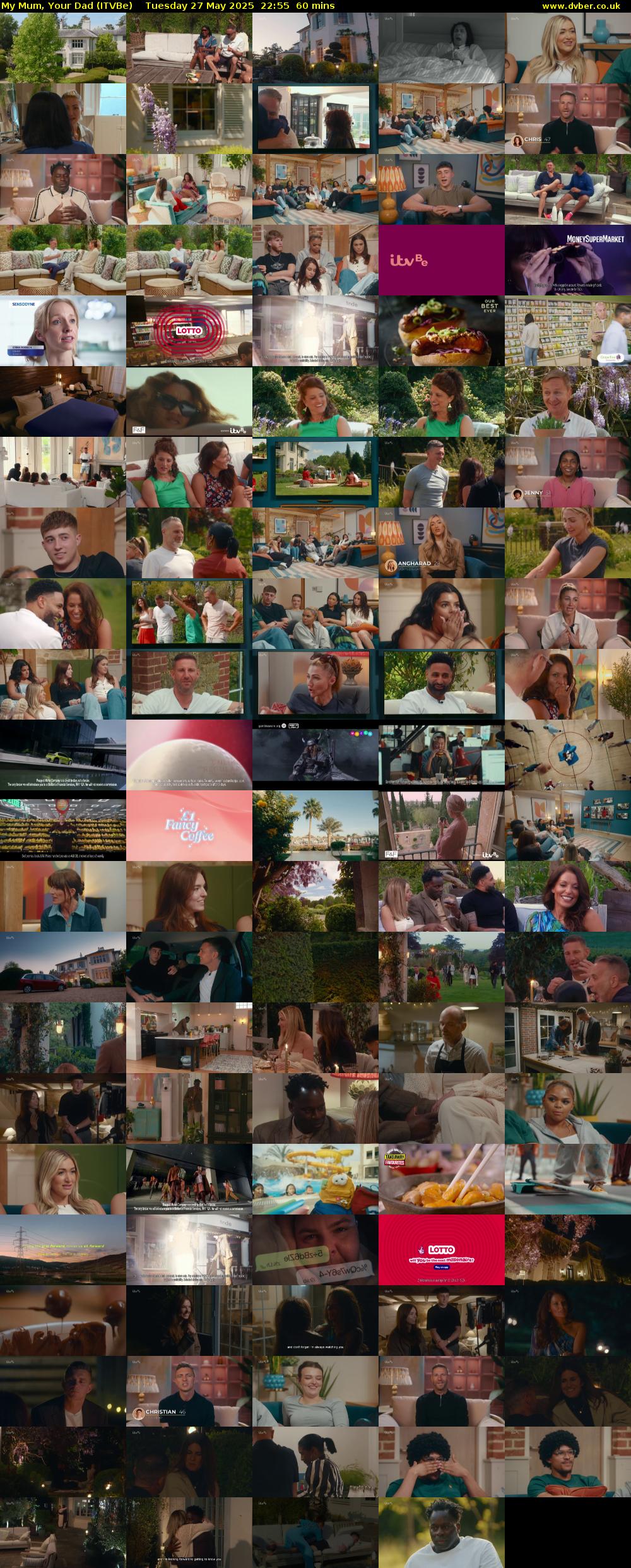 My Mum, Your Dad (ITVBe) Tuesday 27 May 2025 22:55 - 23:55