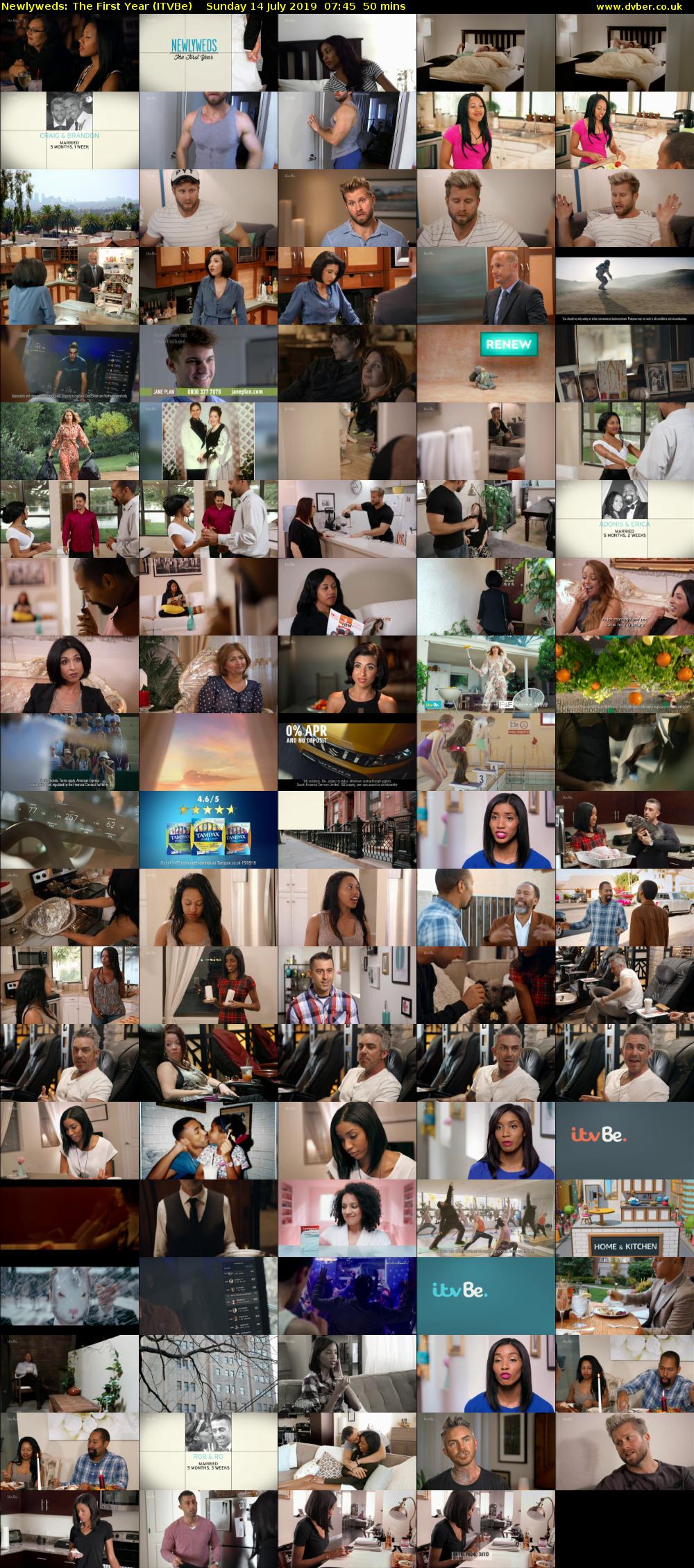 Newlyweds: The First Year (ITVBe) Sunday 14 July 2019 07:45 - 08:35