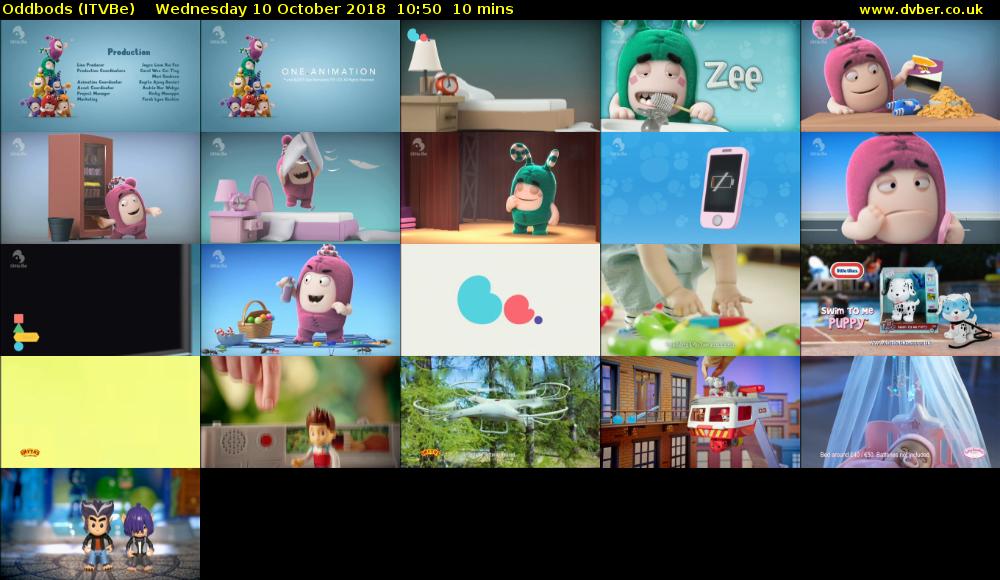 Oddbods (ITVBe) Wednesday 10 October 2018 10:50 - 11:00