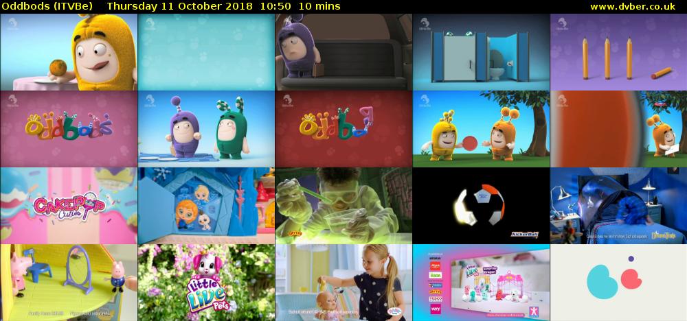 Oddbods (ITVBe) Thursday 11 October 2018 10:50 - 11:00