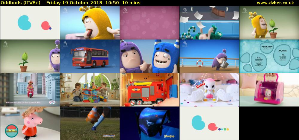Oddbods (ITVBe) Friday 19 October 2018 10:50 - 11:00