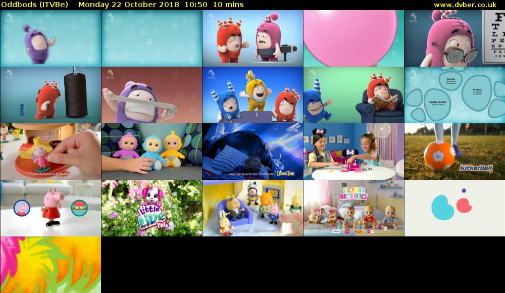 Oddbods (ITVBe) Monday 22 October 2018 10:50 - 11:00