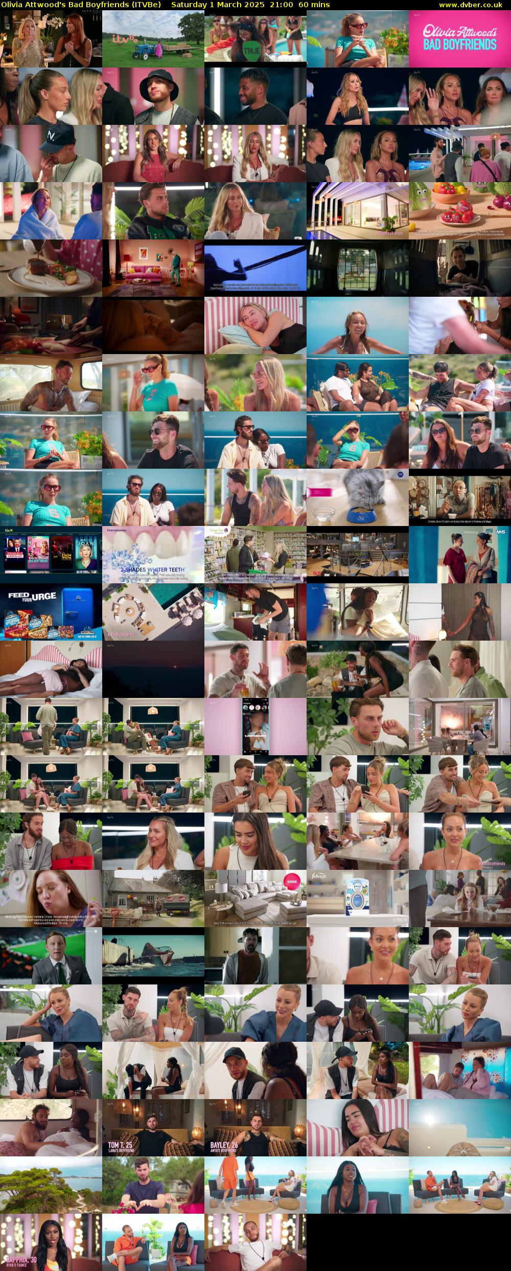 Olivia Attwood's Bad Boyfriends (ITVBe) Saturday 1 March 2025 21:00 - 22:00