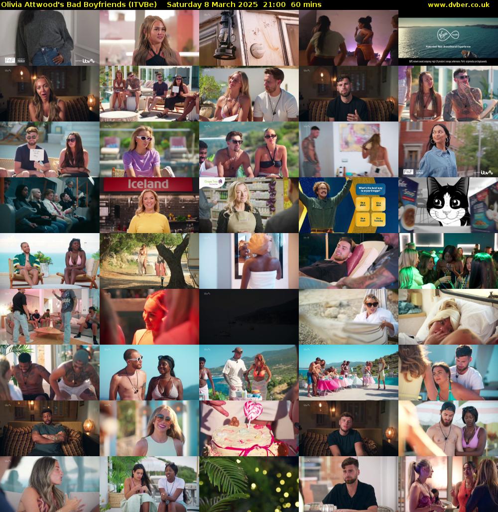 Olivia Attwood's Bad Boyfriends (ITVBe) Saturday 8 March 2025 21:00 - 22:00
