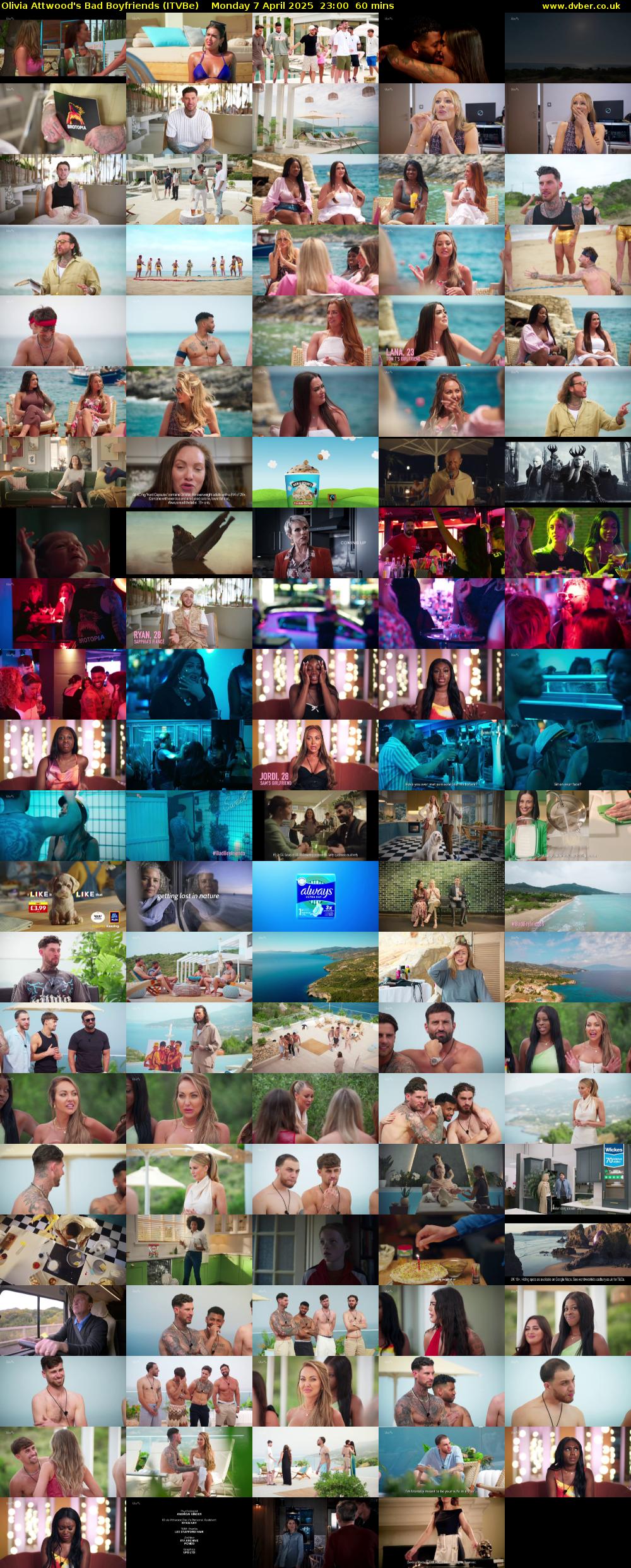 Olivia Attwood's Bad Boyfriends (ITVBe) Monday 7 April 2025 23:00 - 00:00