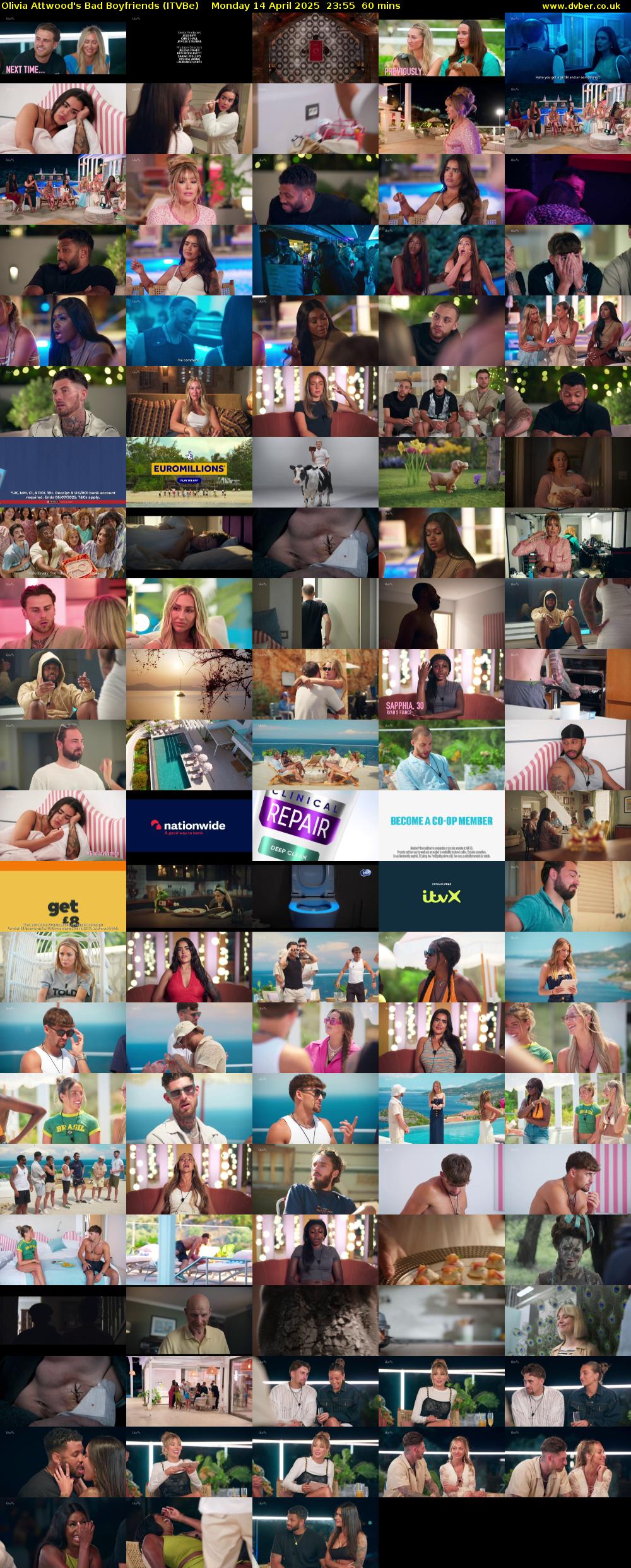Olivia Attwood's Bad Boyfriends (ITVBe) Monday 14 April 2025 23:55 - 00:55