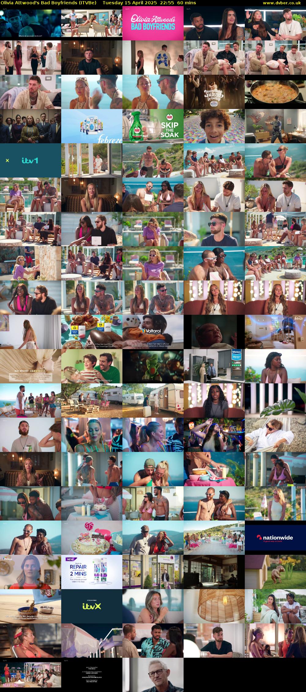Olivia Attwood's Bad Boyfriends (ITVBe) Tuesday 15 April 2025 22:55 - 23:55