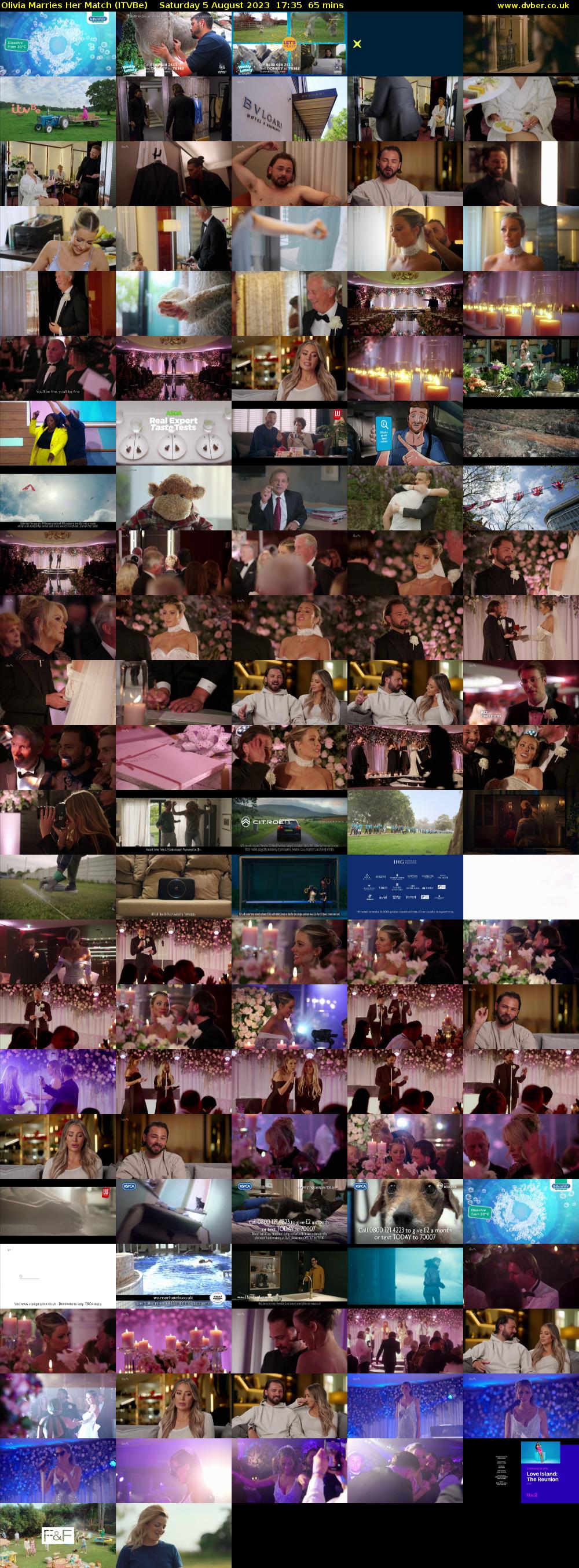 Olivia Marries Her Match (ITVBe) Saturday 5 August 2023 17:35 - 18:40