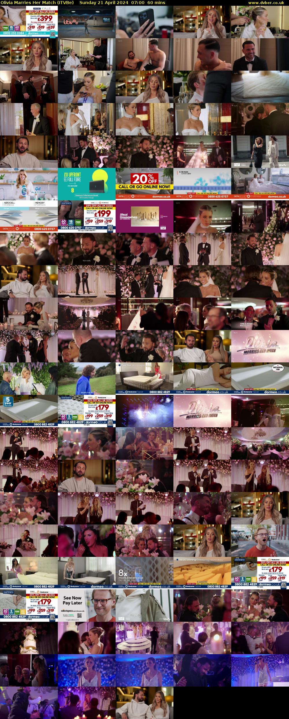 Olivia Marries Her Match (ITVBe) Sunday 21 April 2024 07:00 - 08:00