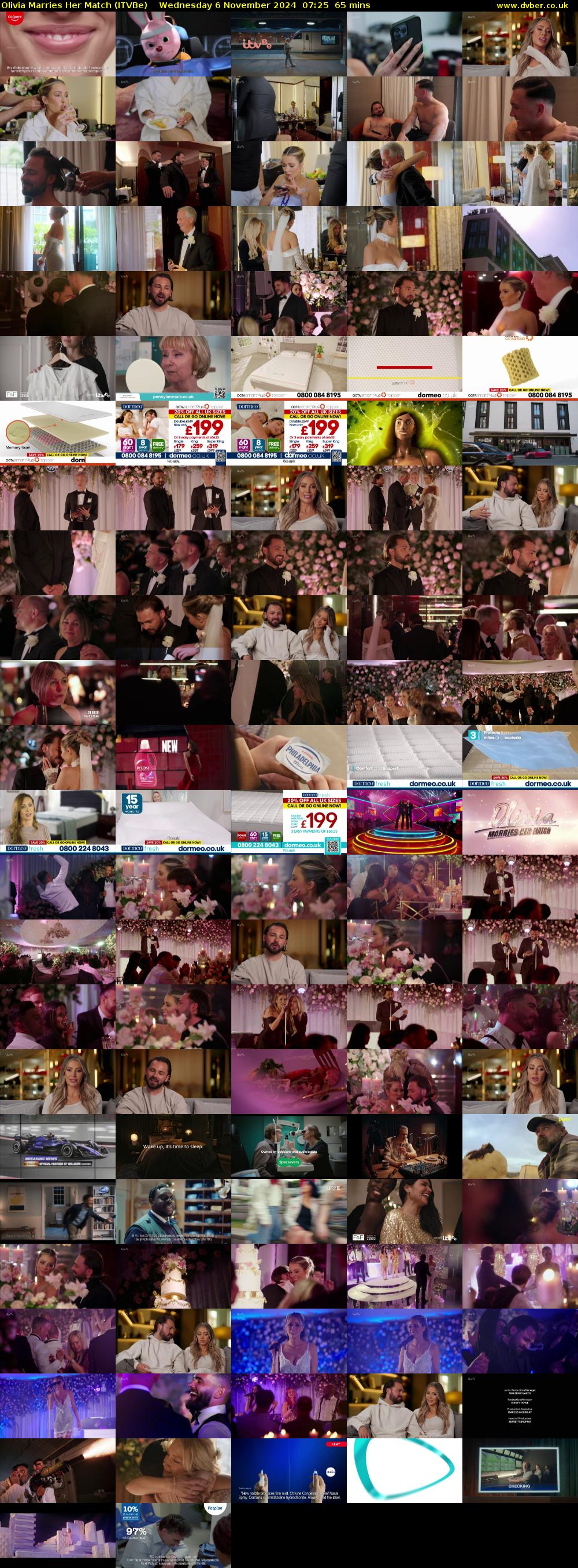 Olivia Marries Her Match (ITVBe) Wednesday 6 November 2024 07:25 - 08:30