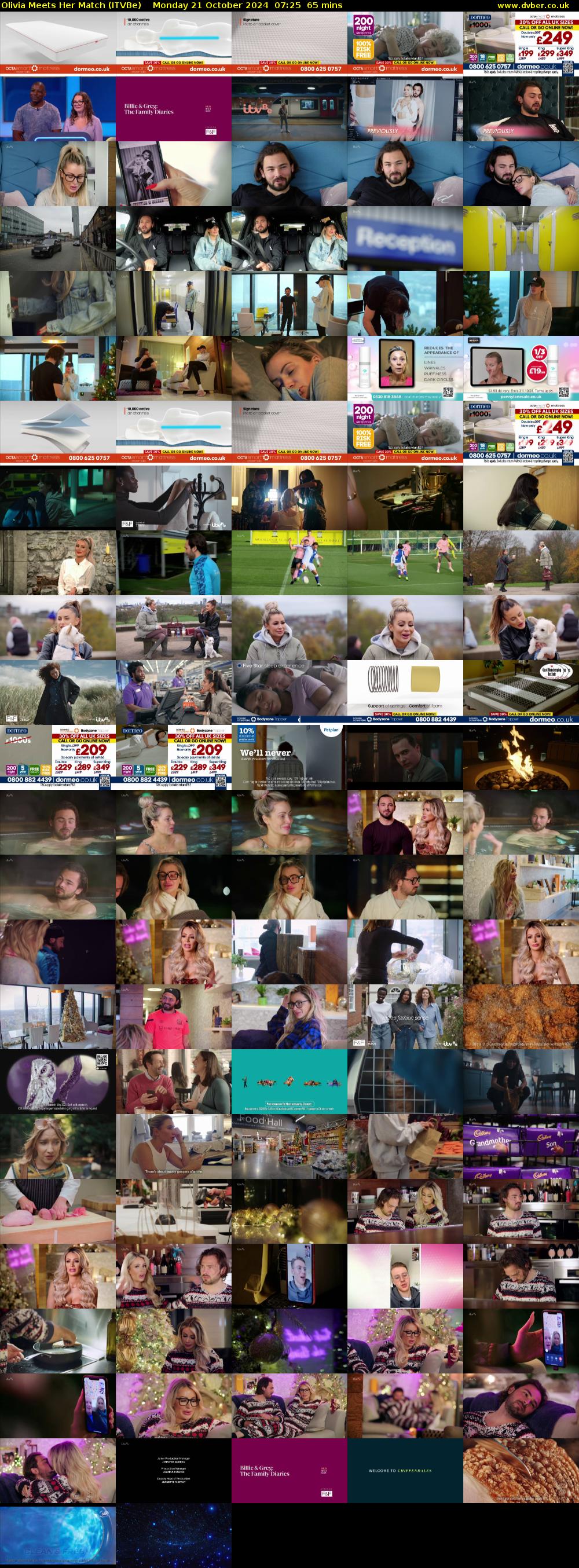 Olivia Meets Her Match (ITVBe) Monday 21 October 2024 07:25 - 08:30