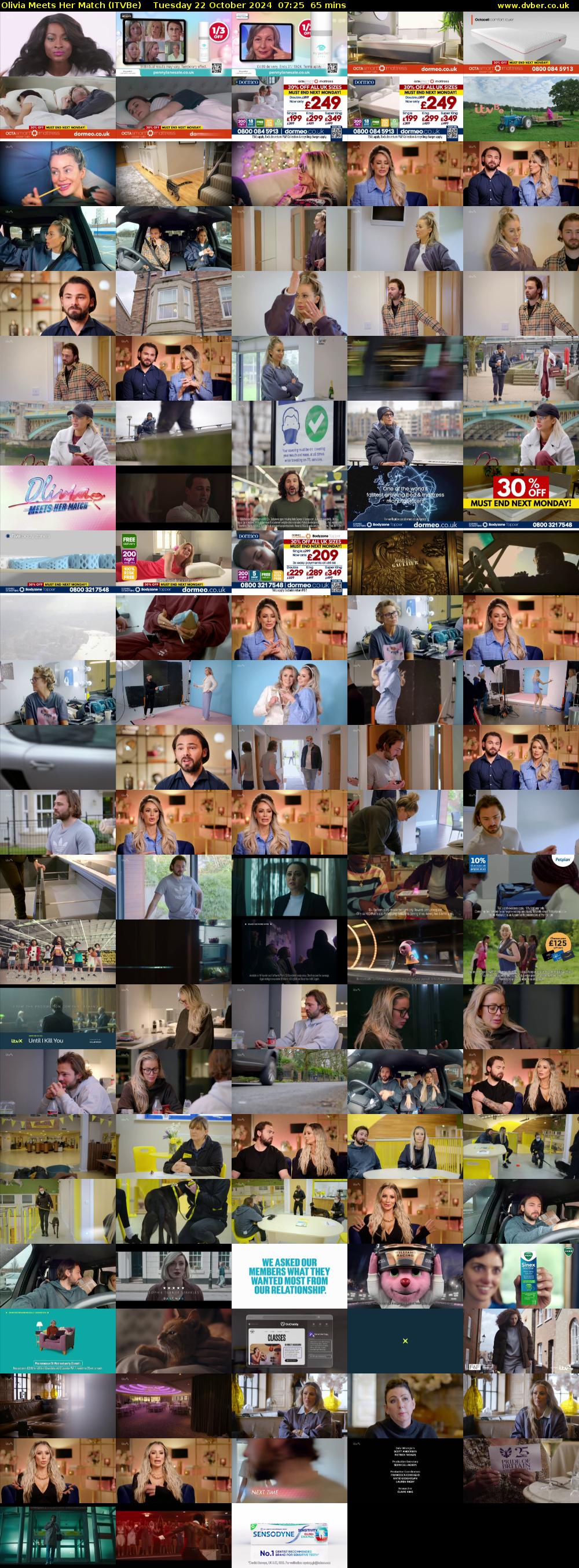 Olivia Meets Her Match (ITVBe) Tuesday 22 October 2024 07:25 - 08:30