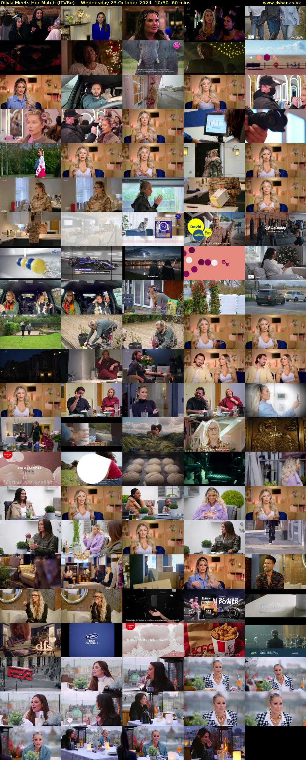 Olivia Meets Her Match (ITVBe) Wednesday 23 October 2024 10:30 - 11:30
