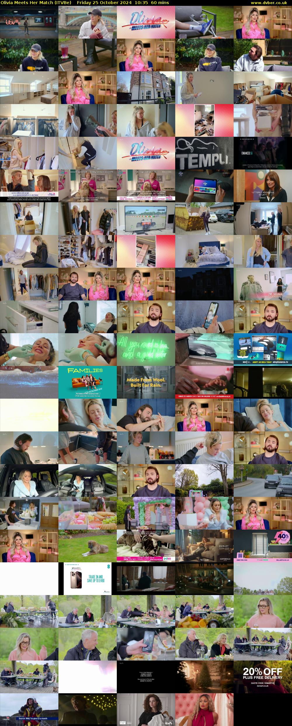 Olivia Meets Her Match (ITVBe) Friday 25 October 2024 10:35 - 11:35
