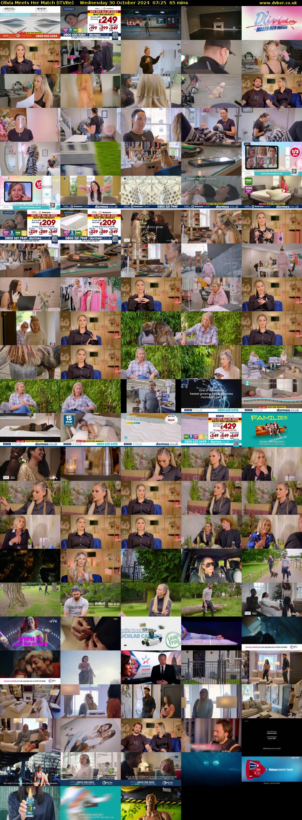 Olivia Meets Her Match (ITVBe) Wednesday 30 October 2024 07:25 - 08:30