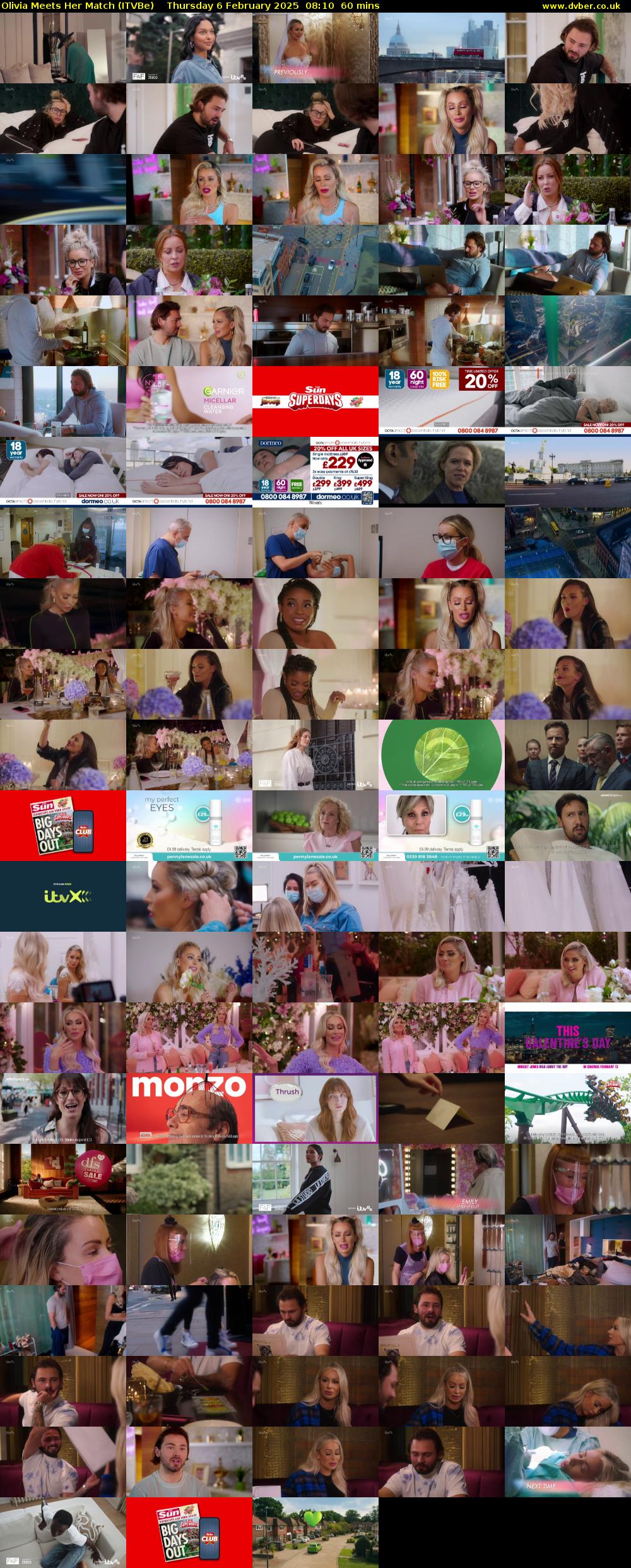 Olivia Meets Her Match (ITVBe) Thursday 6 February 2025 08:10 - 09:10