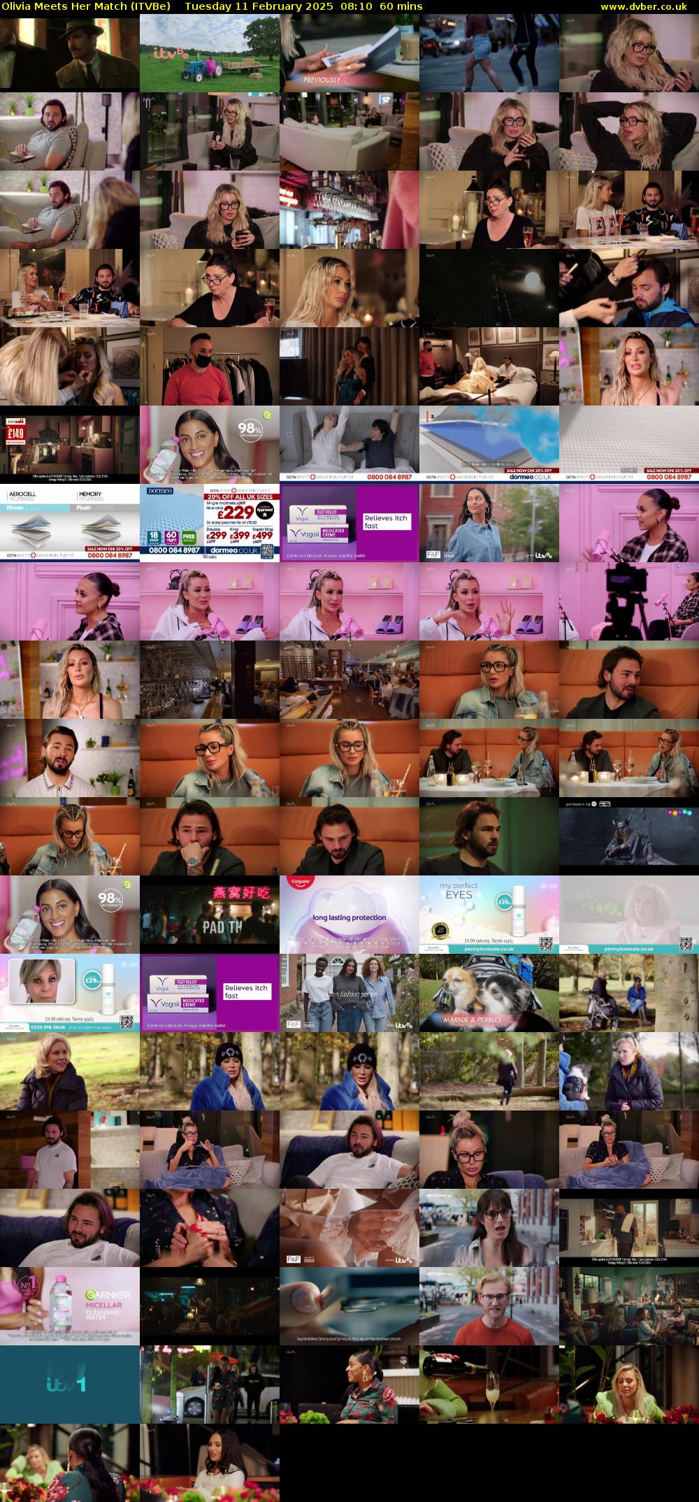 Olivia Meets Her Match (ITVBe) Tuesday 11 February 2025 08:10 - 09:10