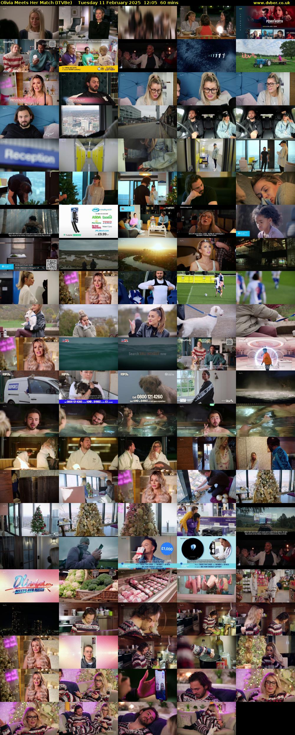Olivia Meets Her Match (ITVBe) Tuesday 11 February 2025 12:05 - 13:05