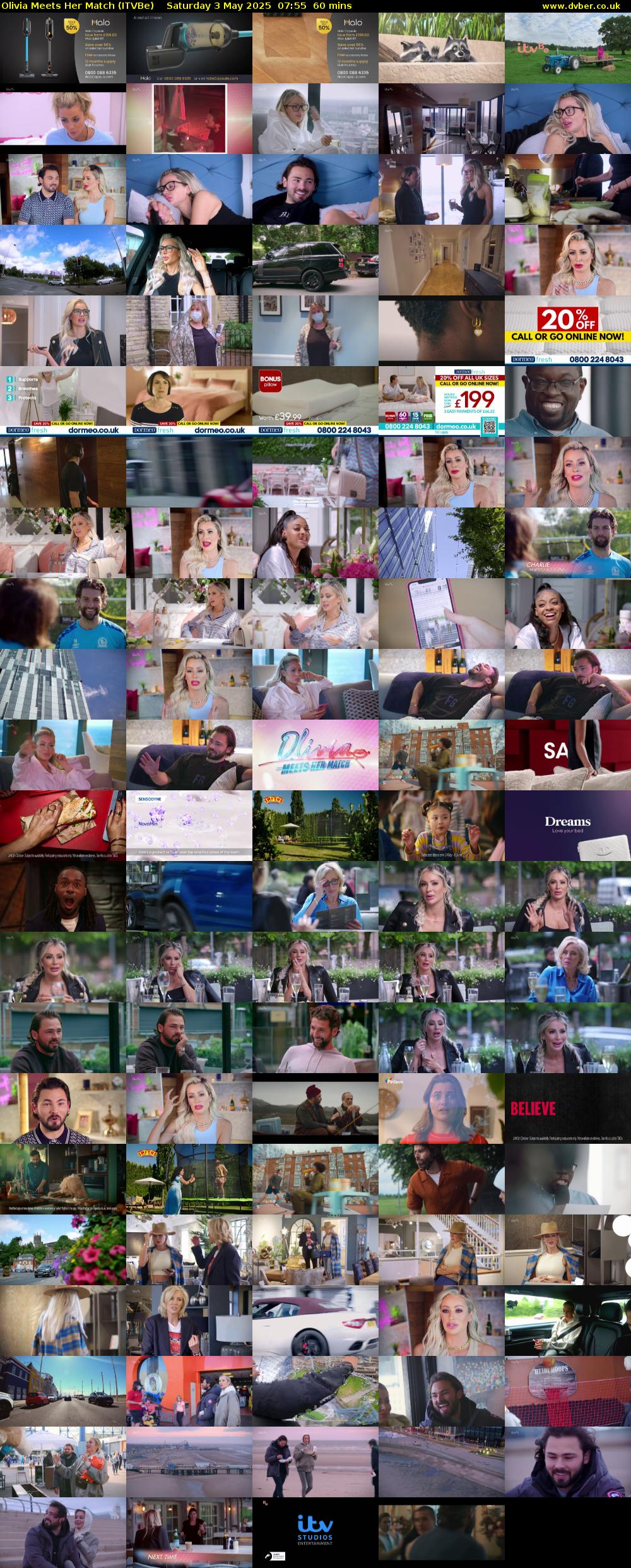 Olivia Meets Her Match (ITVBe) Saturday 3 May 2025 07:55 - 08:55