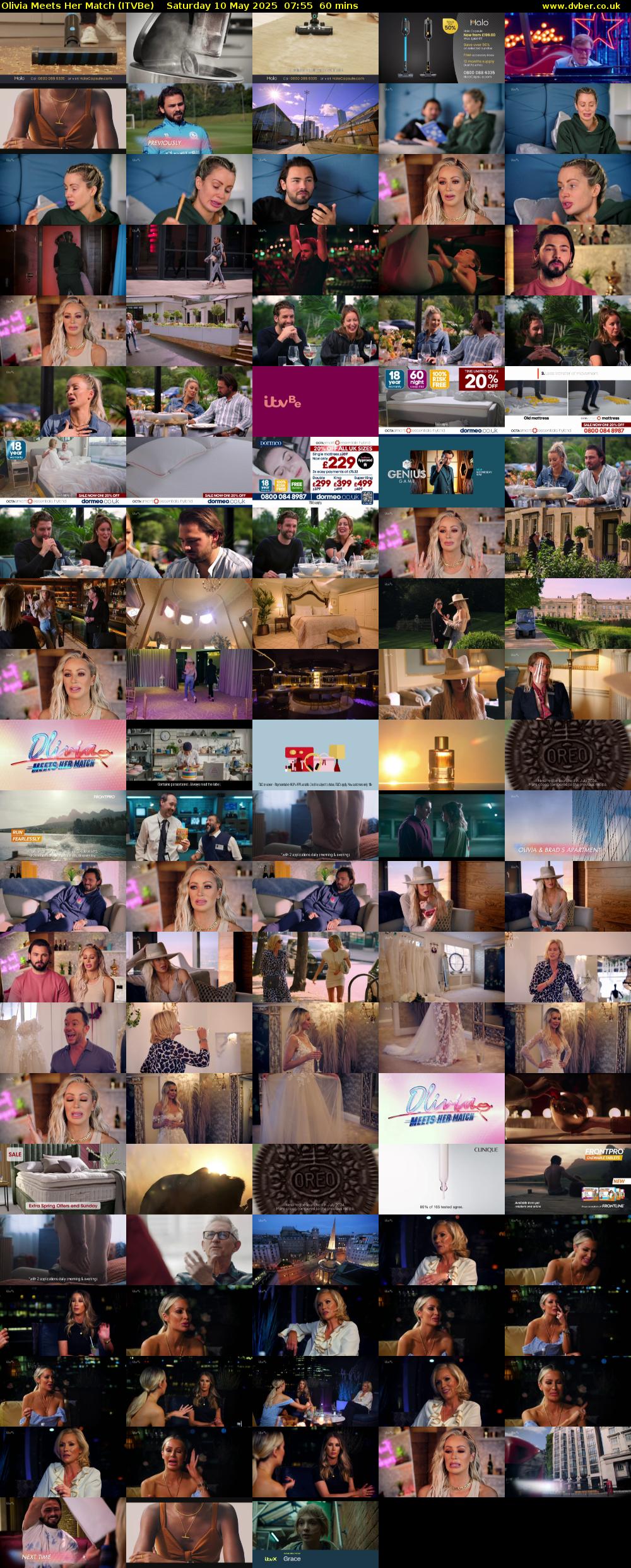 Olivia Meets Her Match (ITVBe) Saturday 10 May 2025 07:55 - 08:55