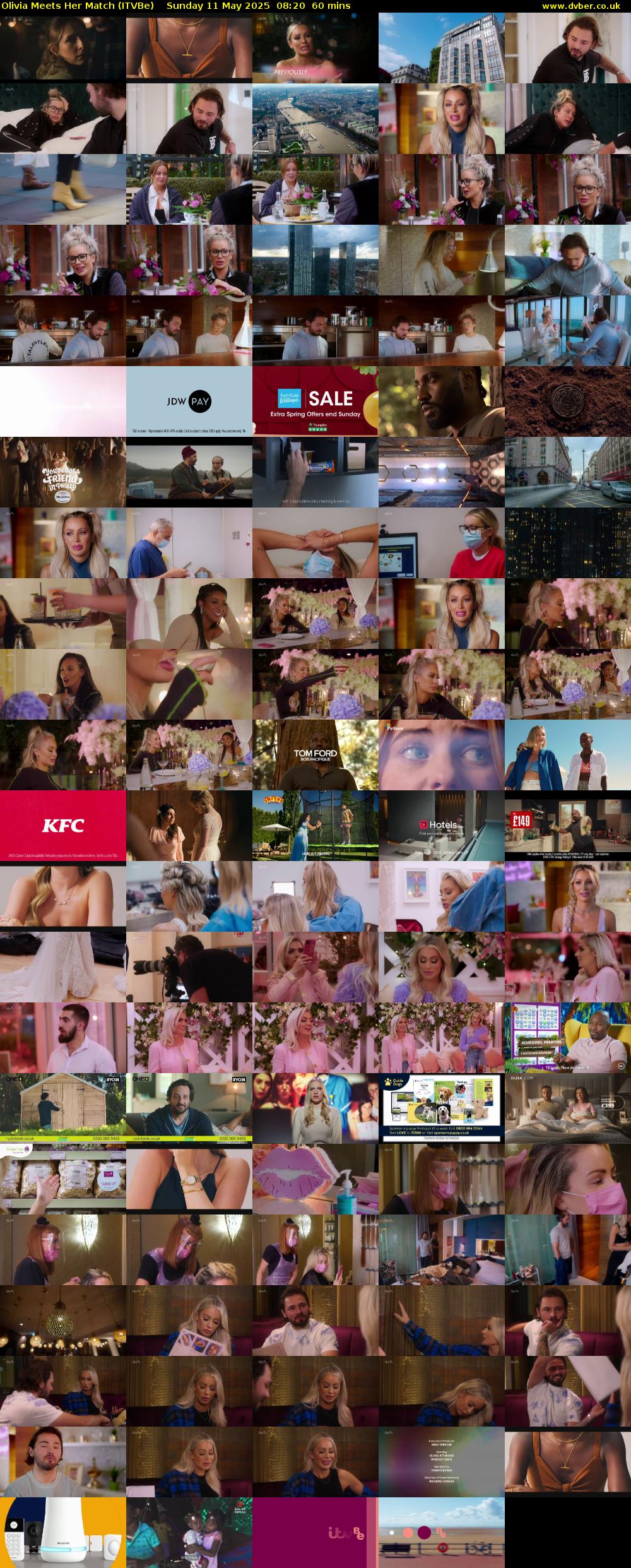 Olivia Meets Her Match (ITVBe) Sunday 11 May 2025 08:20 - 09:20