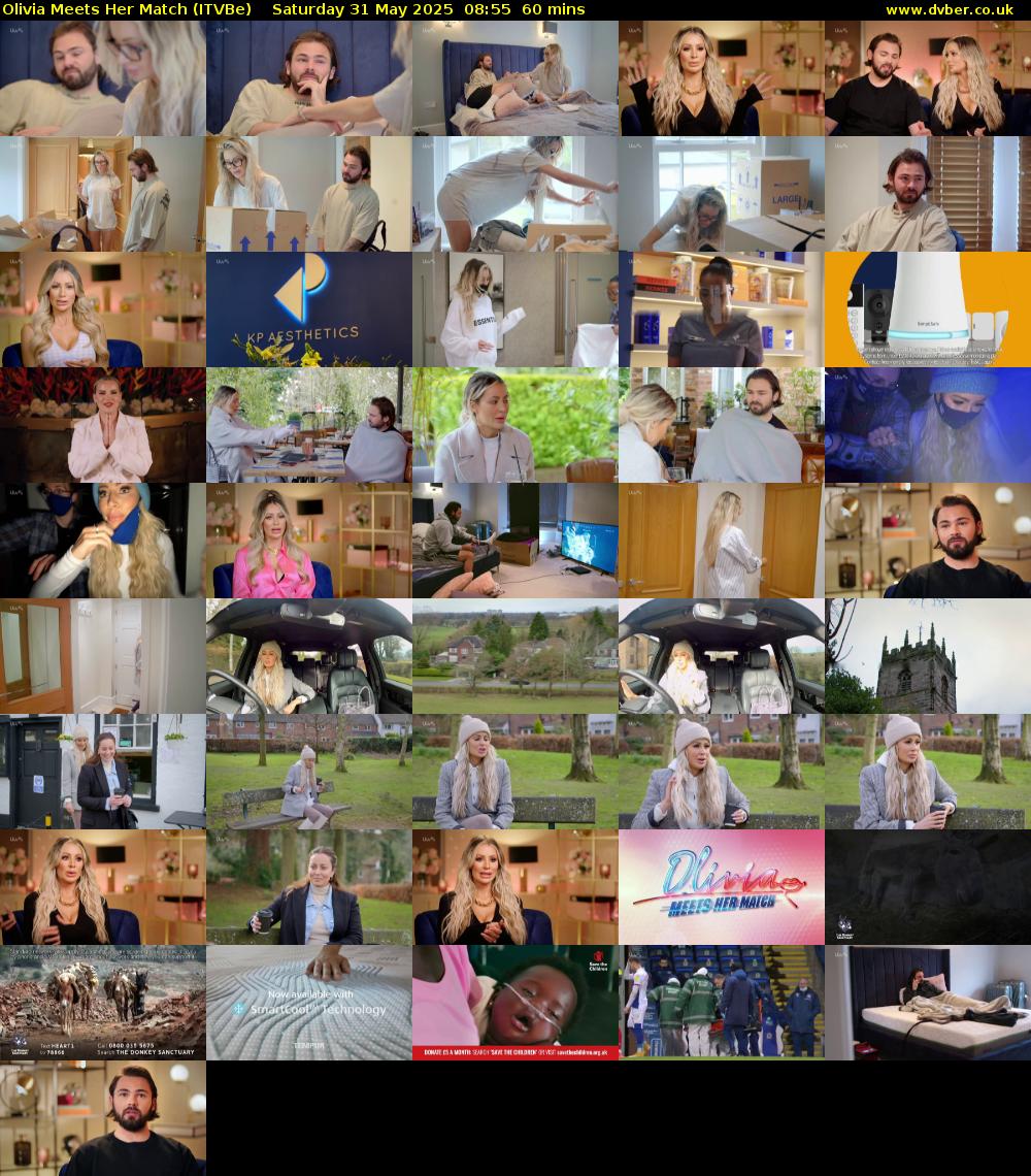 Olivia Meets Her Match (ITVBe) Saturday 31 May 2025 08:55 - 09:55
