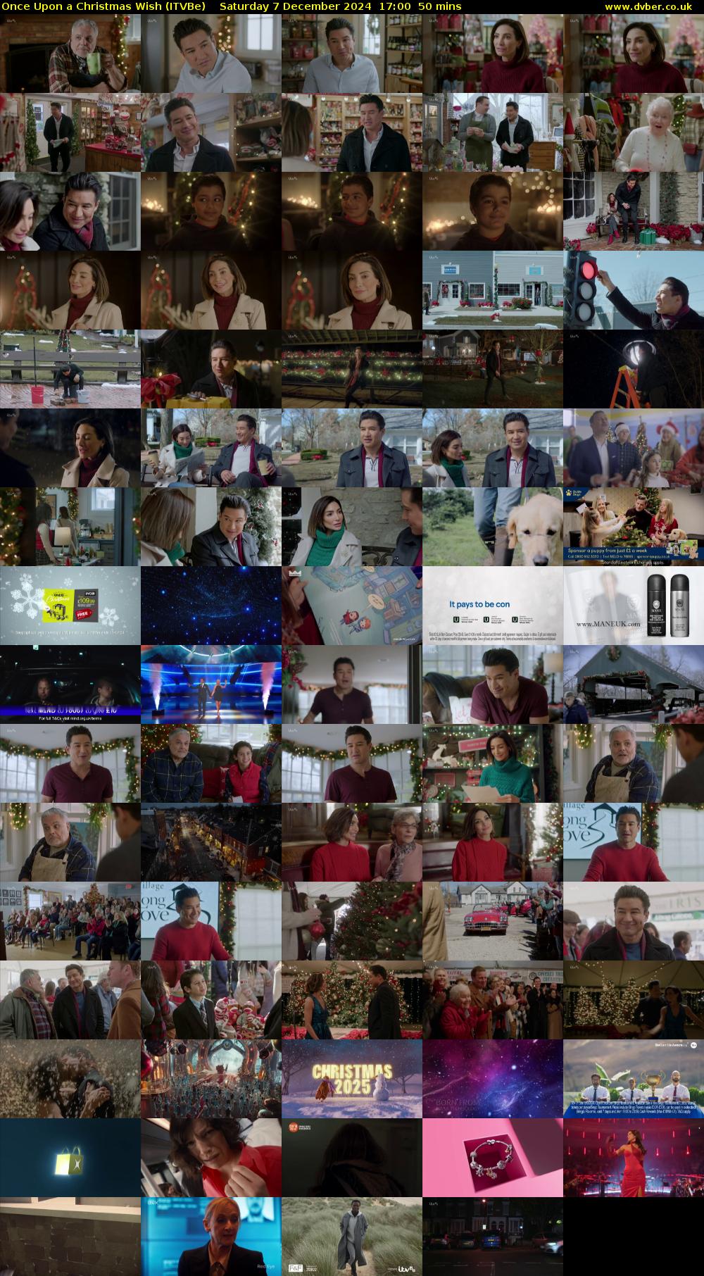 Once Upon a Christmas Wish (ITVBe) Saturday 7 December 2024 17:00 - 17:50